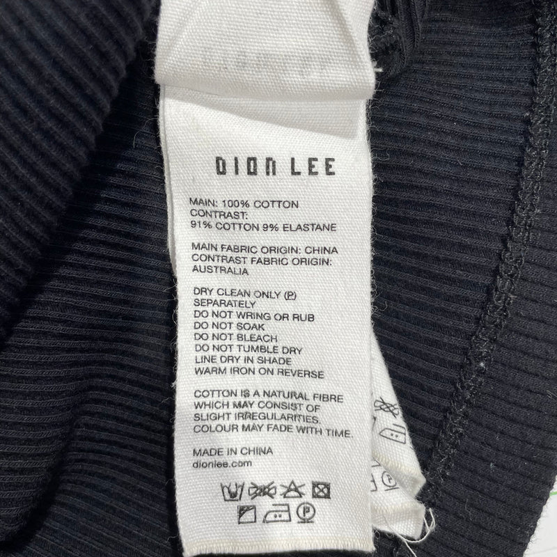 DION LEE/Camisole/XS/Cotton/BLK/INTERLINK BLACK TANK