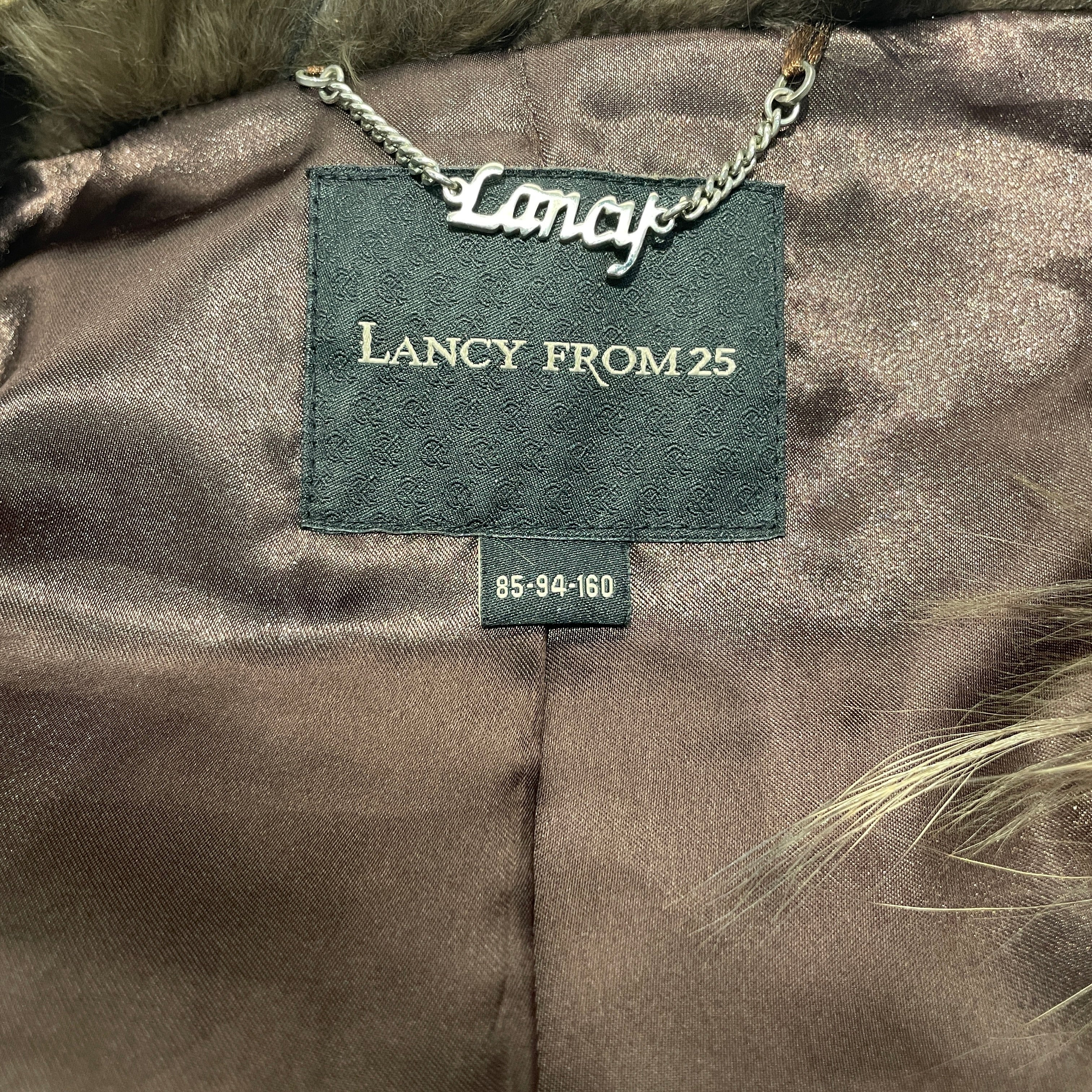 LANCY FROM 25/Vest/L/Fur/BRW/FOX & RABBIT FUR VEST view 3