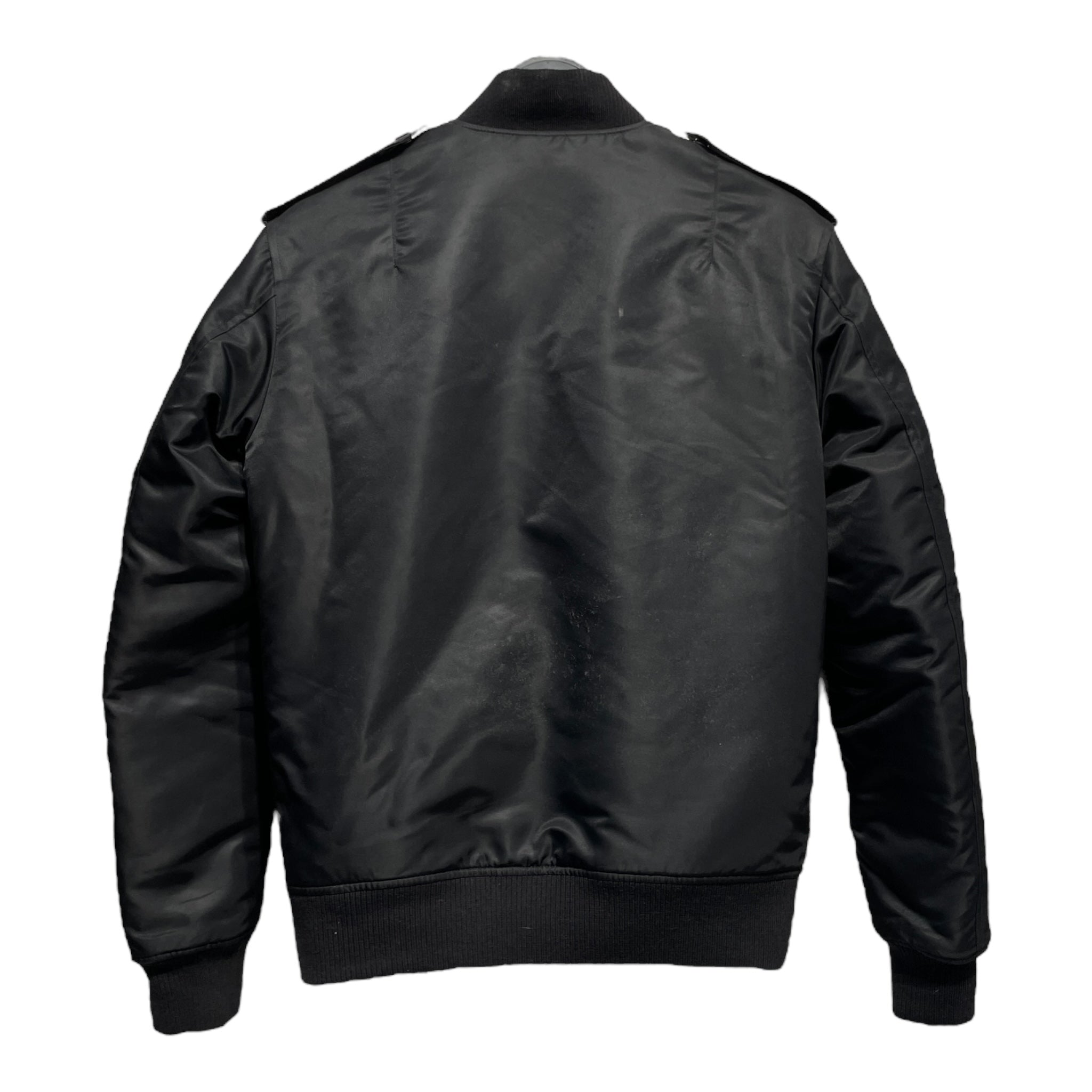 SAINT LAURENT/Flight Jkt/48/Nylon/BLK/ view 2