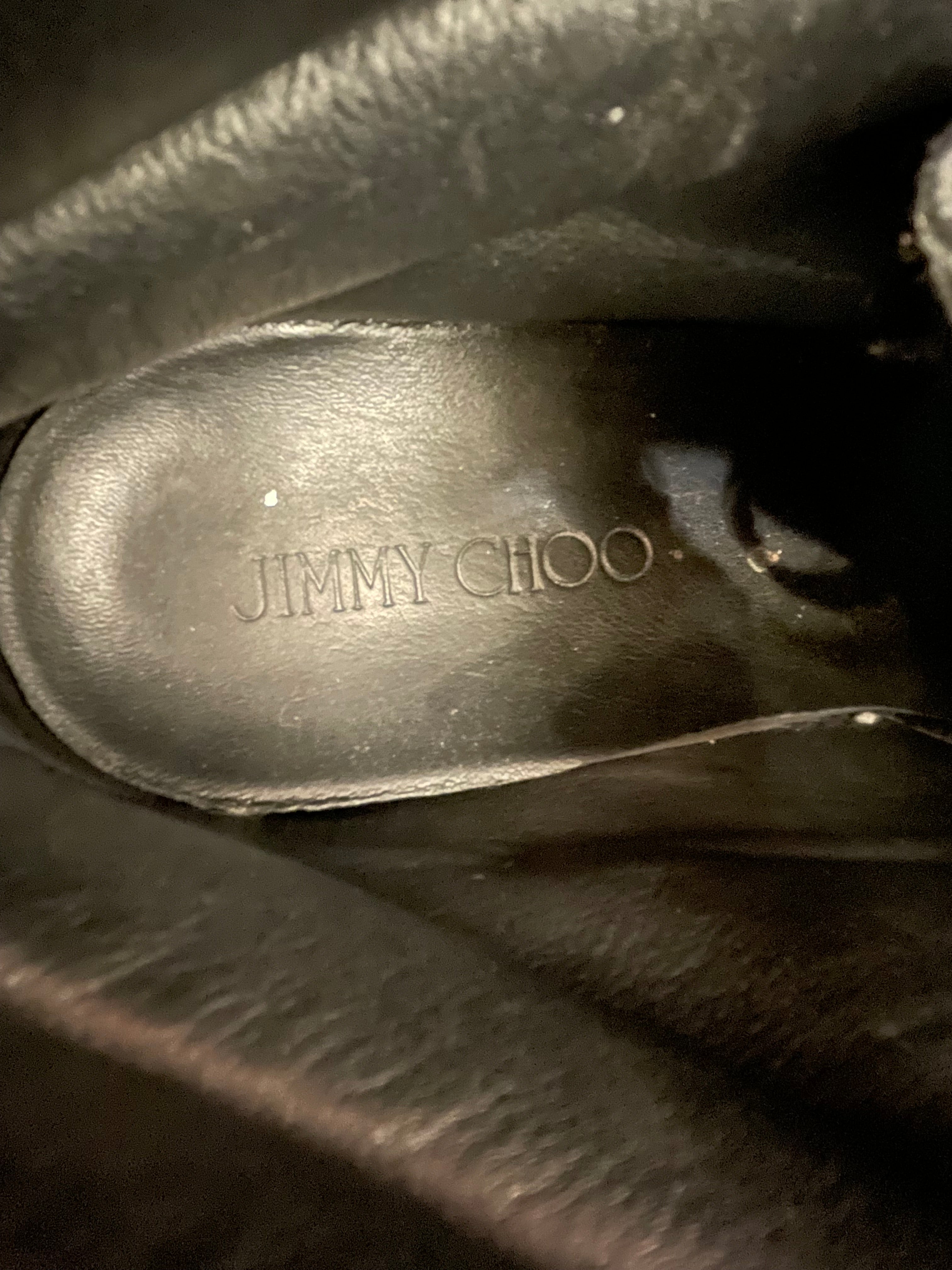 JIMMY CHOO/Hi-Sneakers/EU 41/Graphic/BLK/MARBLED GRAPHIC view 3