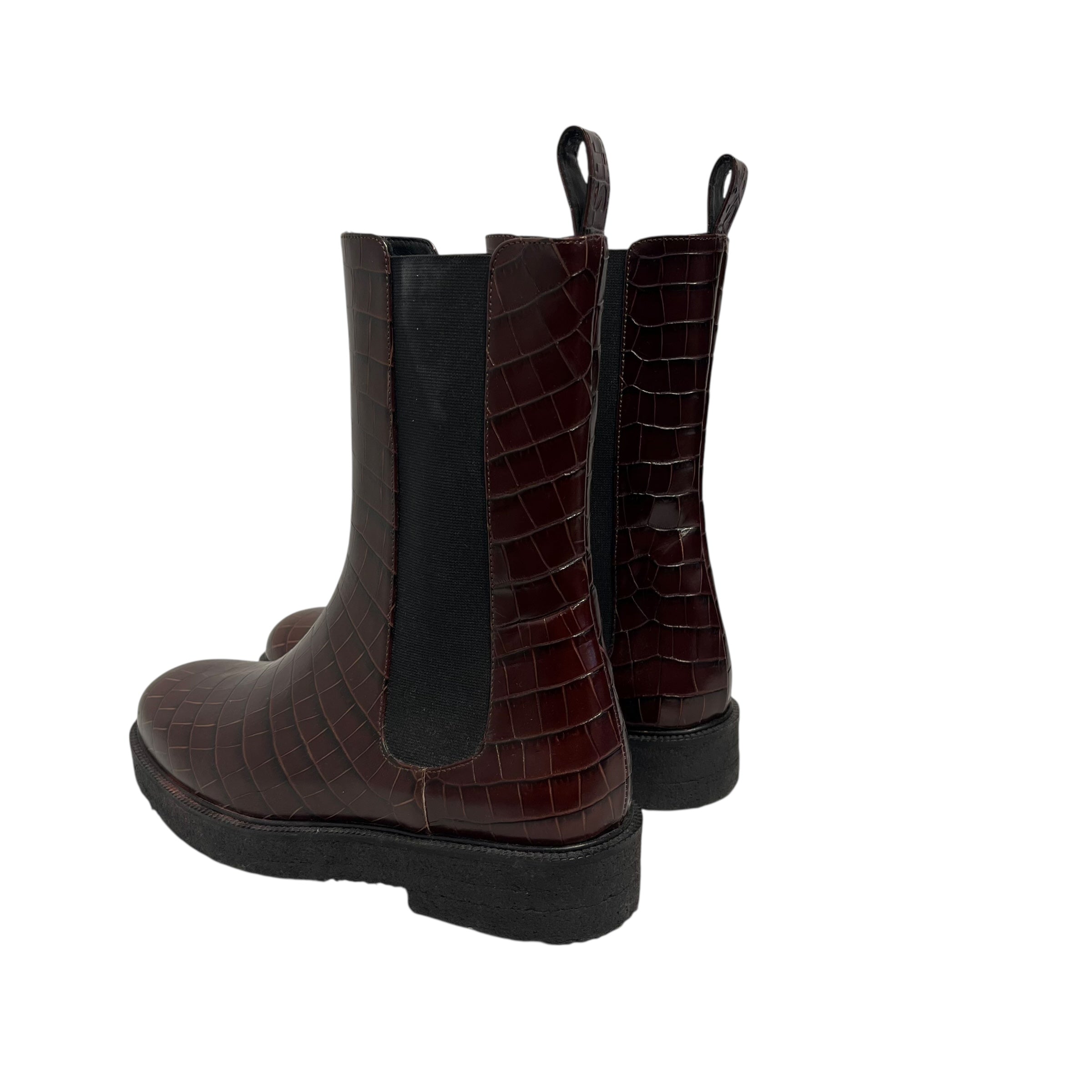 STAUD/Chelsea Boots/EU 40/Animal Pattern/Leather/BRD/EMBOSSED LEATHER ANIMAL PRINT view 2