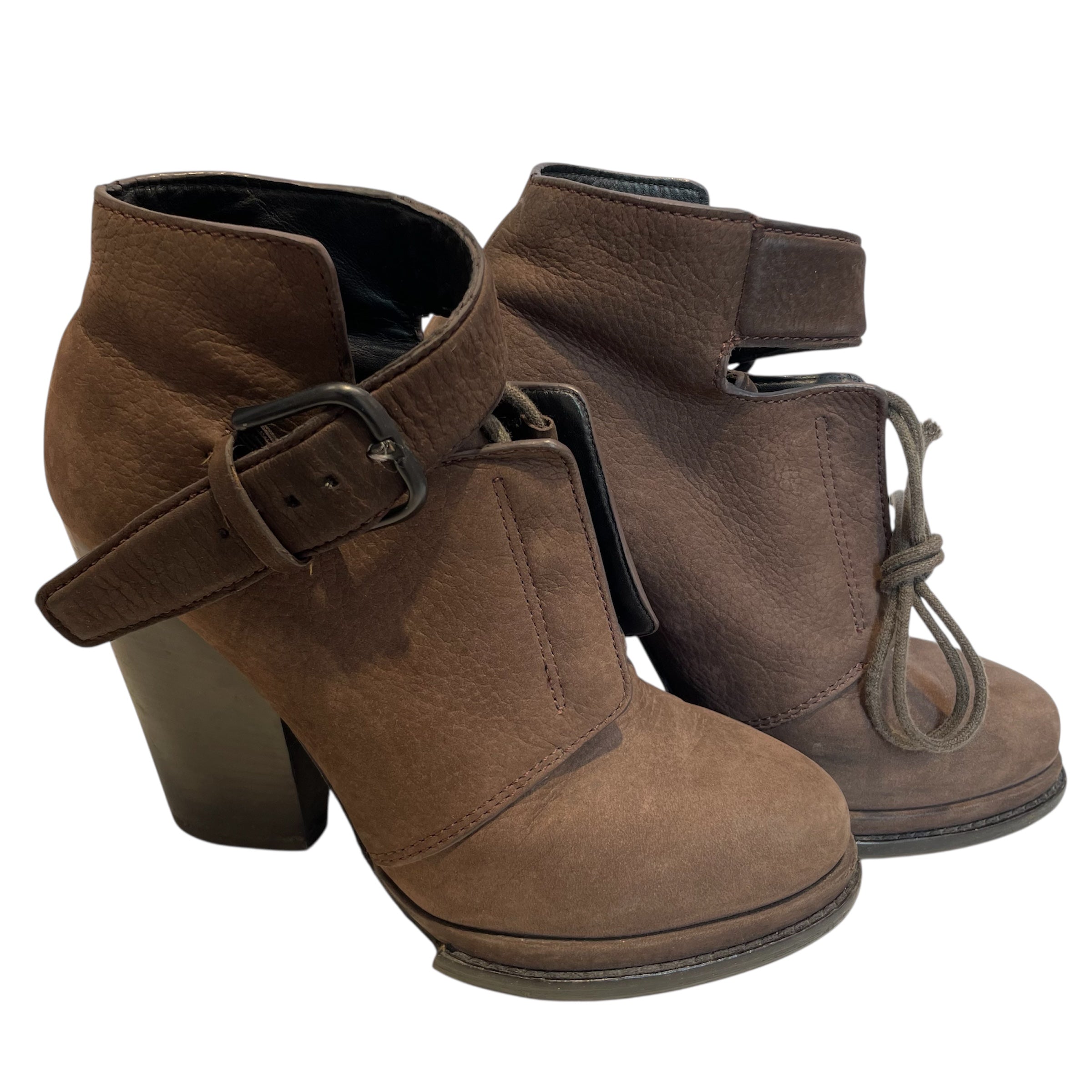Alexander Wang/Heels/US 6/Leather/BRW/V-Tip/LACE UP HEEL W/ STRAP view 2