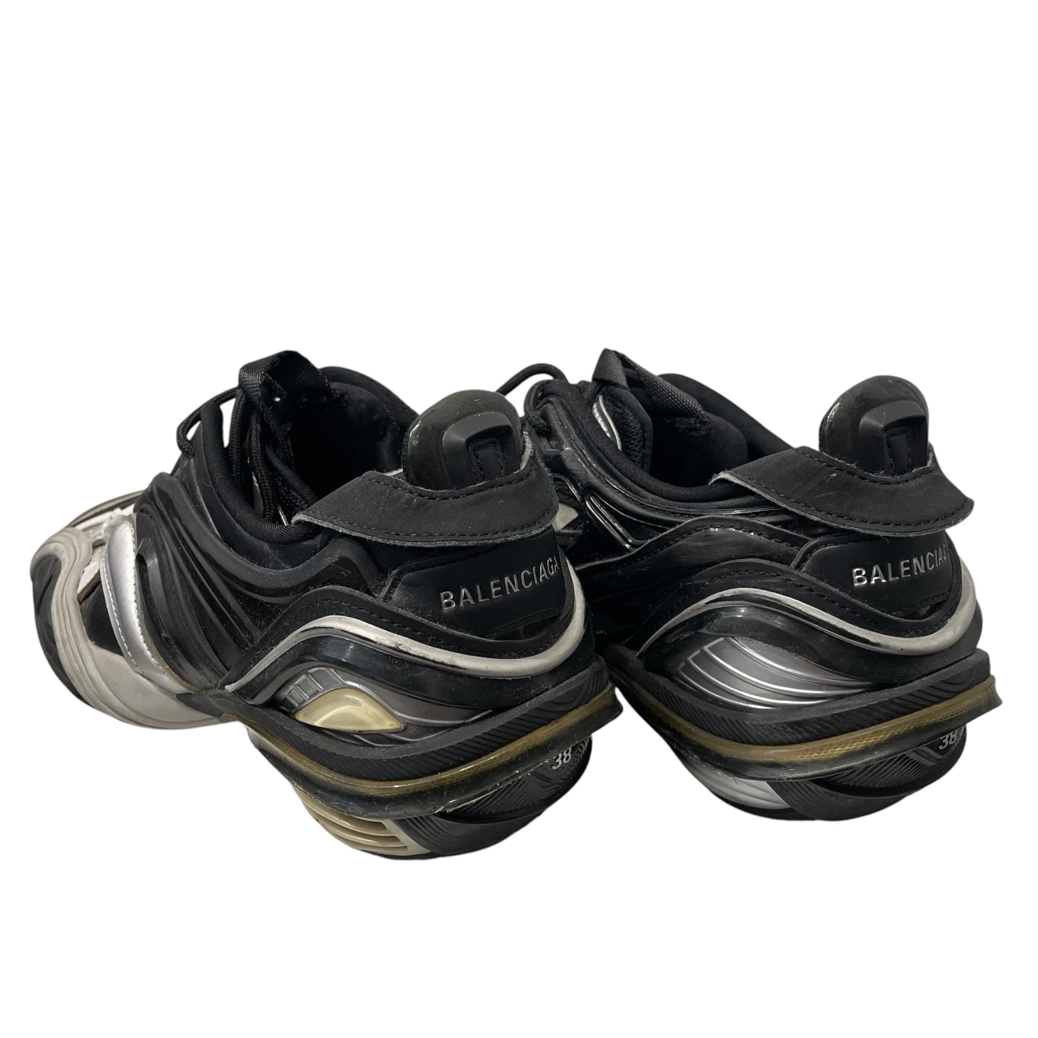 BALENCIAGA/Low-Sneakers/EU 38/BLK/SILVER/BLK TYREX view 2
