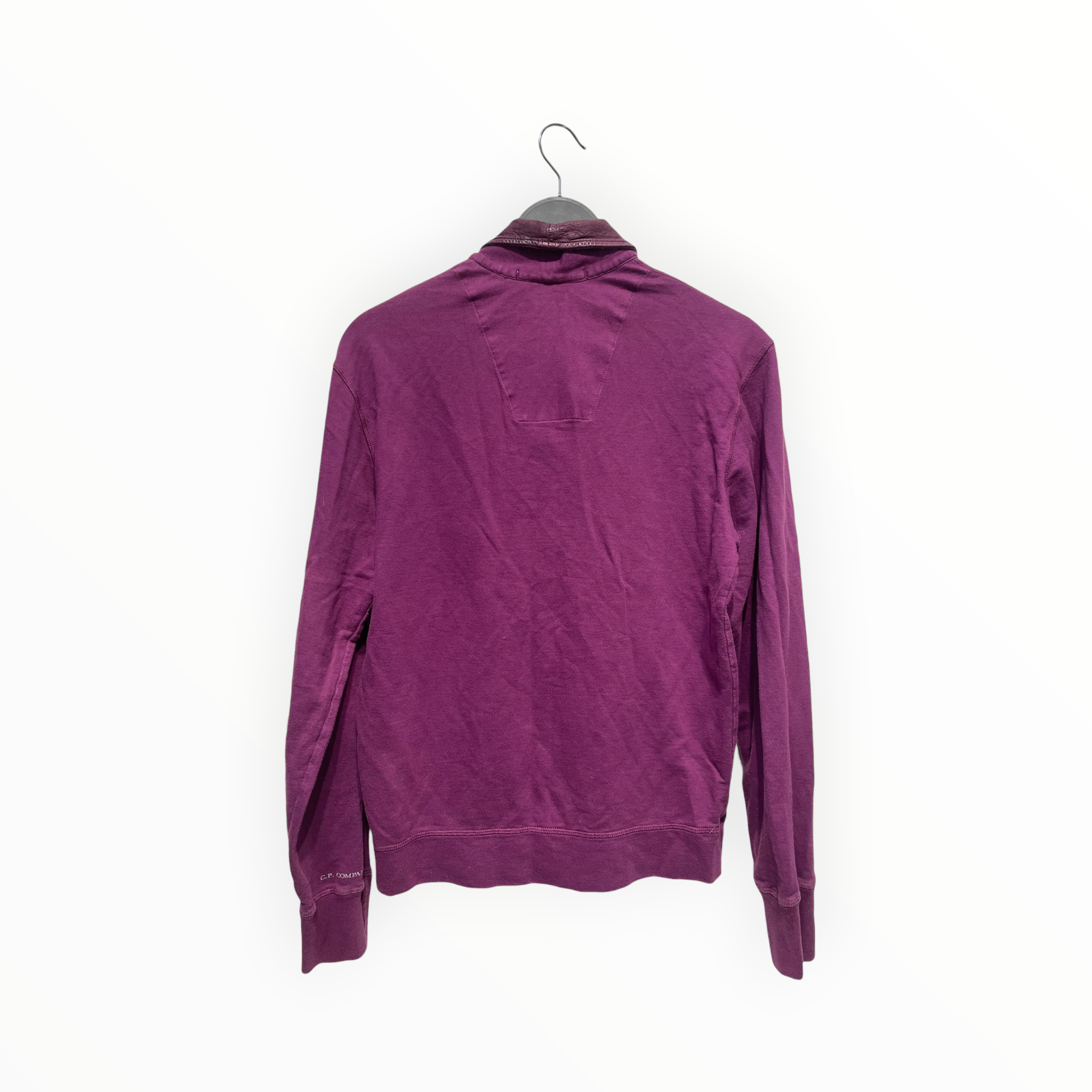 C.P.COMPANY/LS Shirt/M/Cotton/PPL/LS POLO view 2