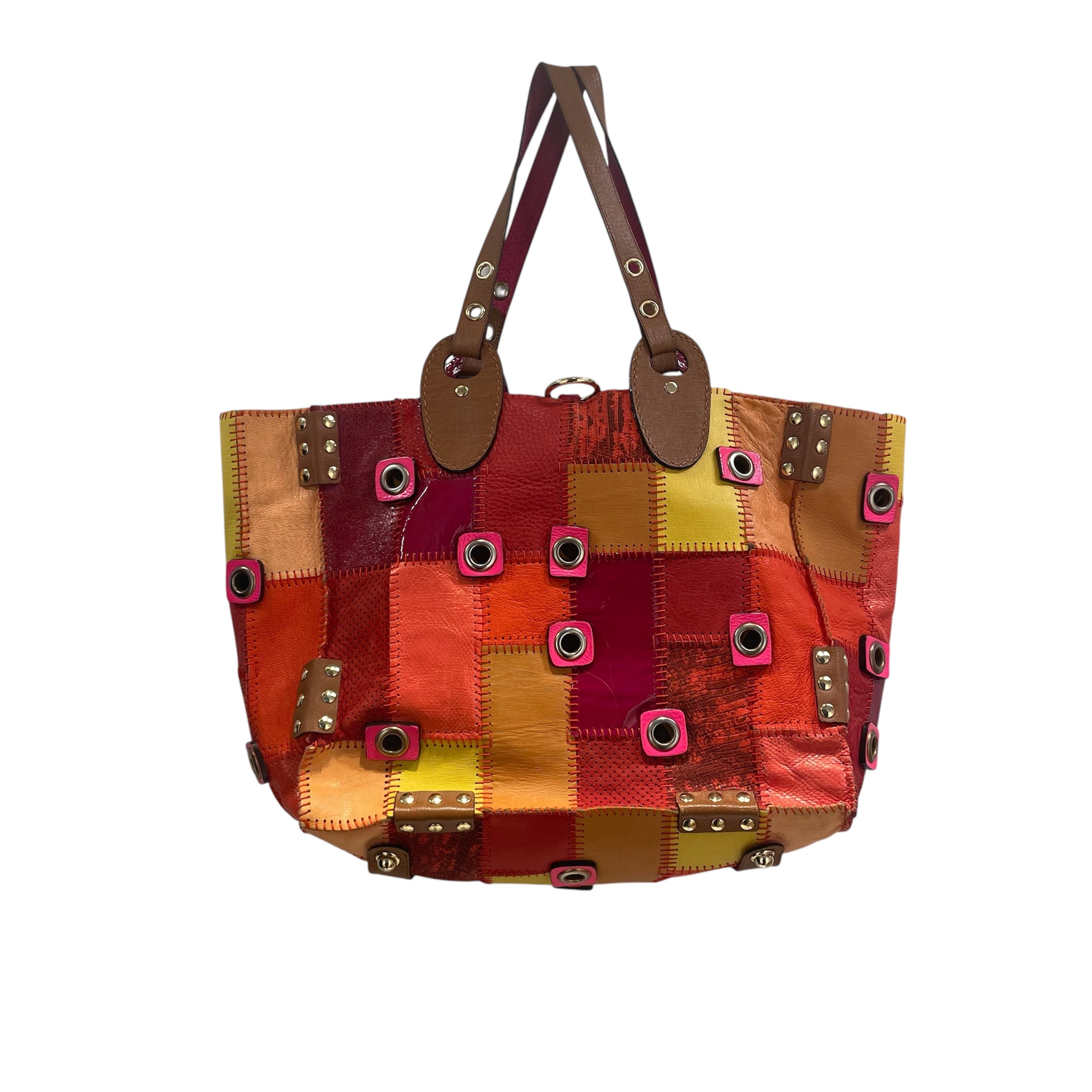 Jamin Puech/Bag/Border/Leather/MLT/PINK EYELITS MULTI ANIMAL PRIN view 1