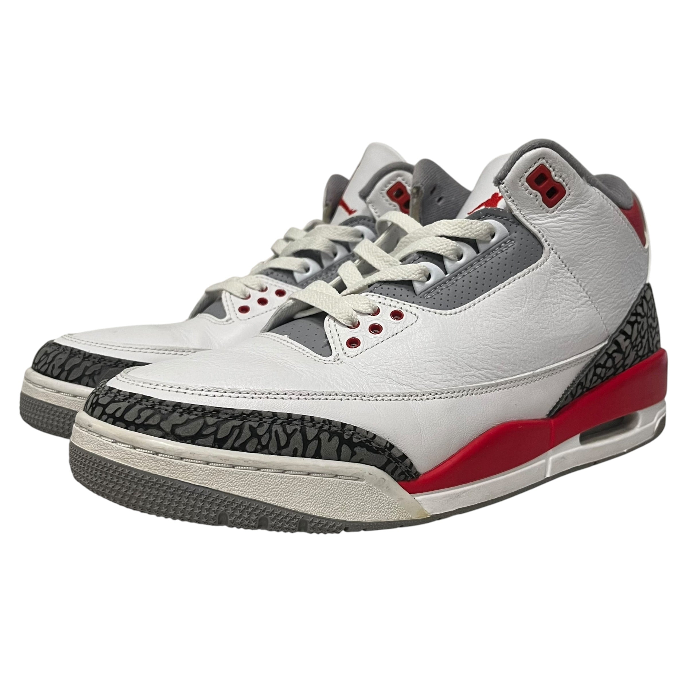 NIKE/Hi-Sneakers/US 12/Leather/RED/ORDAN 3 RETRO FIRE RED view 2