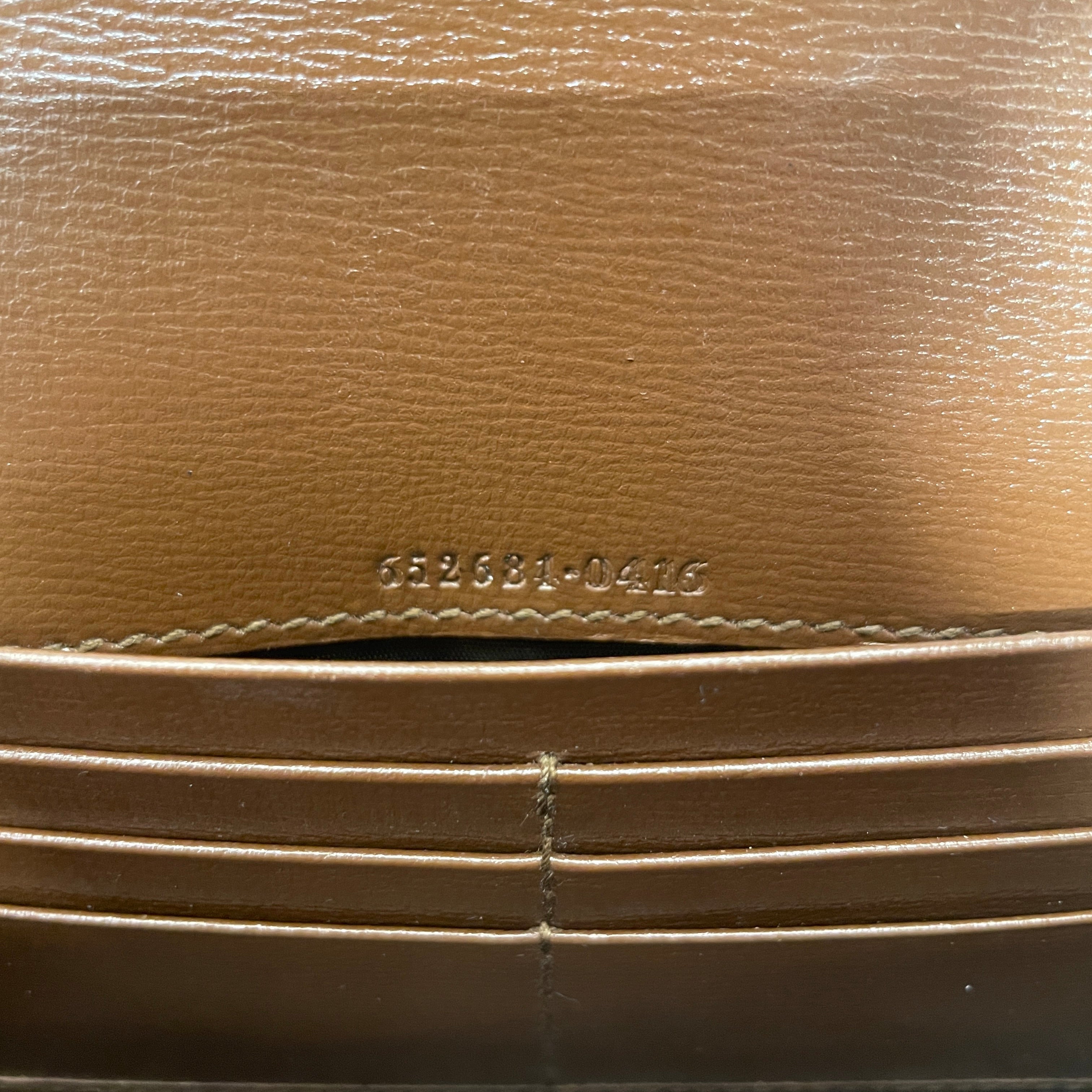 GUCCI/Cross Body Bag/Monogram/Acrylic/BRW/1961 CONTINENTAL view 3