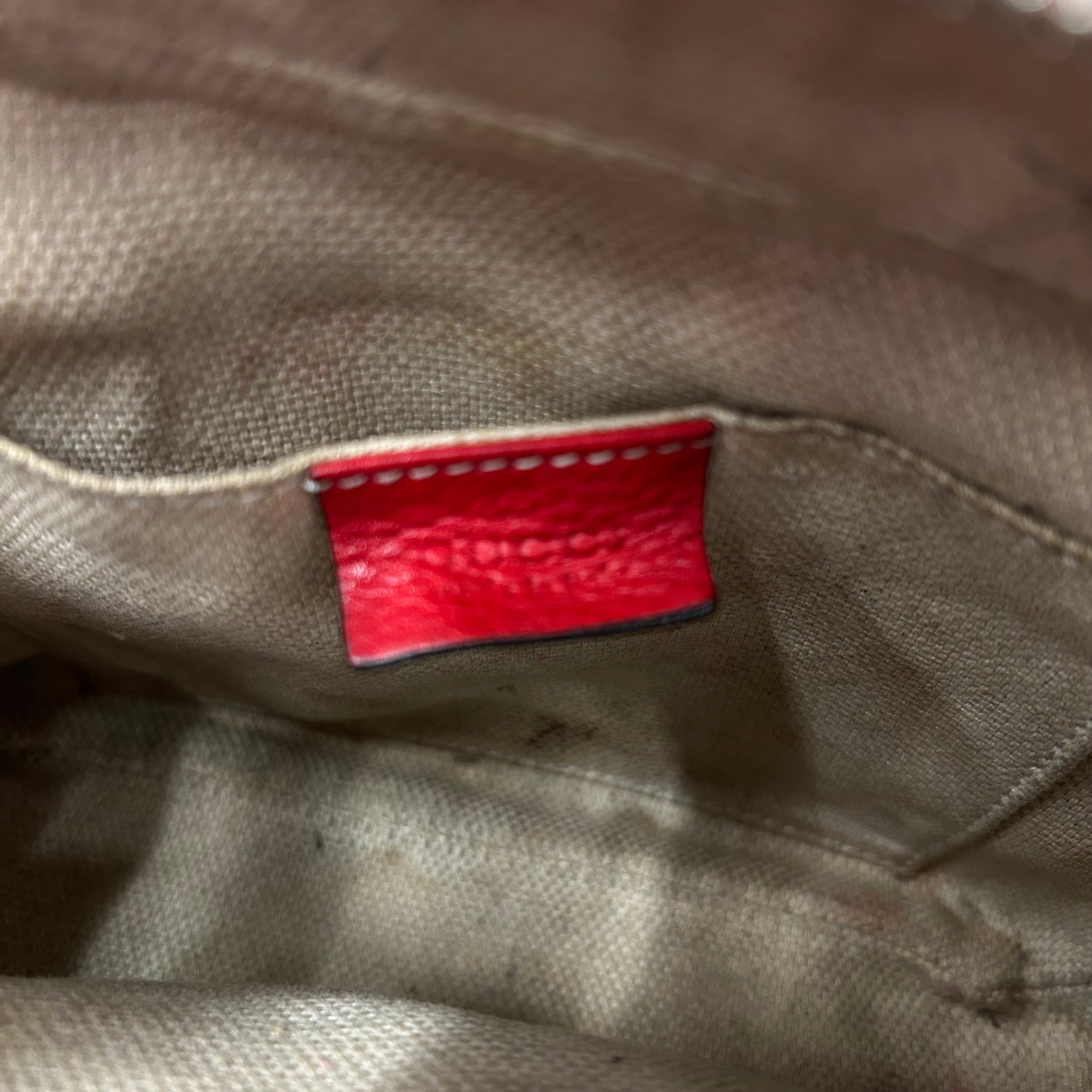 GUCCI/Cross Body Bag/S/Leather/RED/MARMONT SMALL SHOULDER BAG view 5