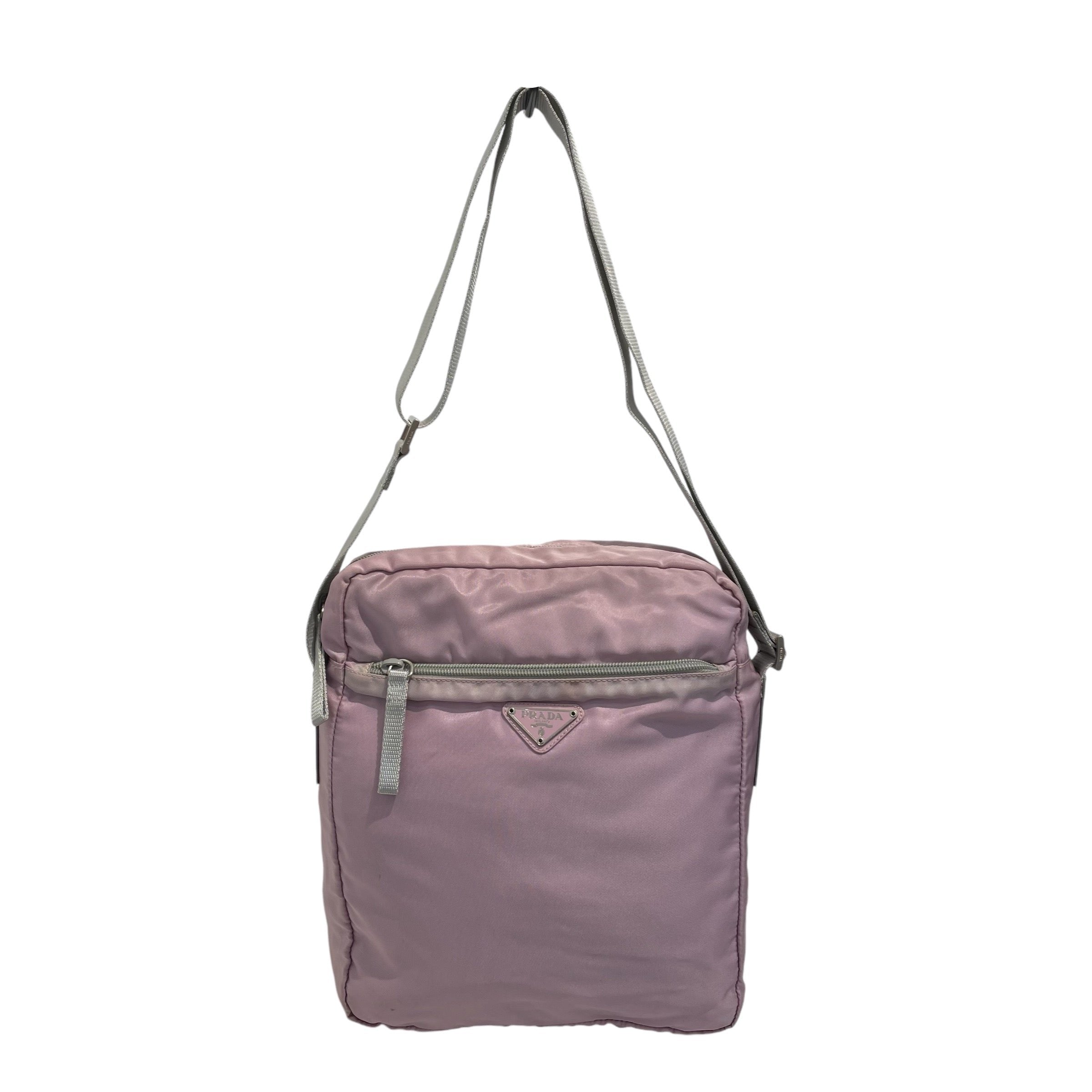 PRADA/Cross Body Bag/Nylon/PNK/SHOUDER BAG view 1