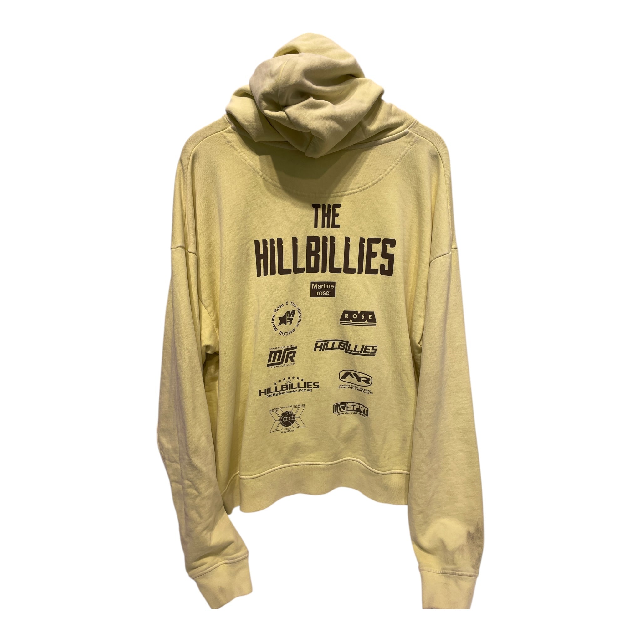 MARTINE ROSE/Hoodie/XL/Cotton/YEL/MARTINE ROSE NEW DEVOTIONS view 2