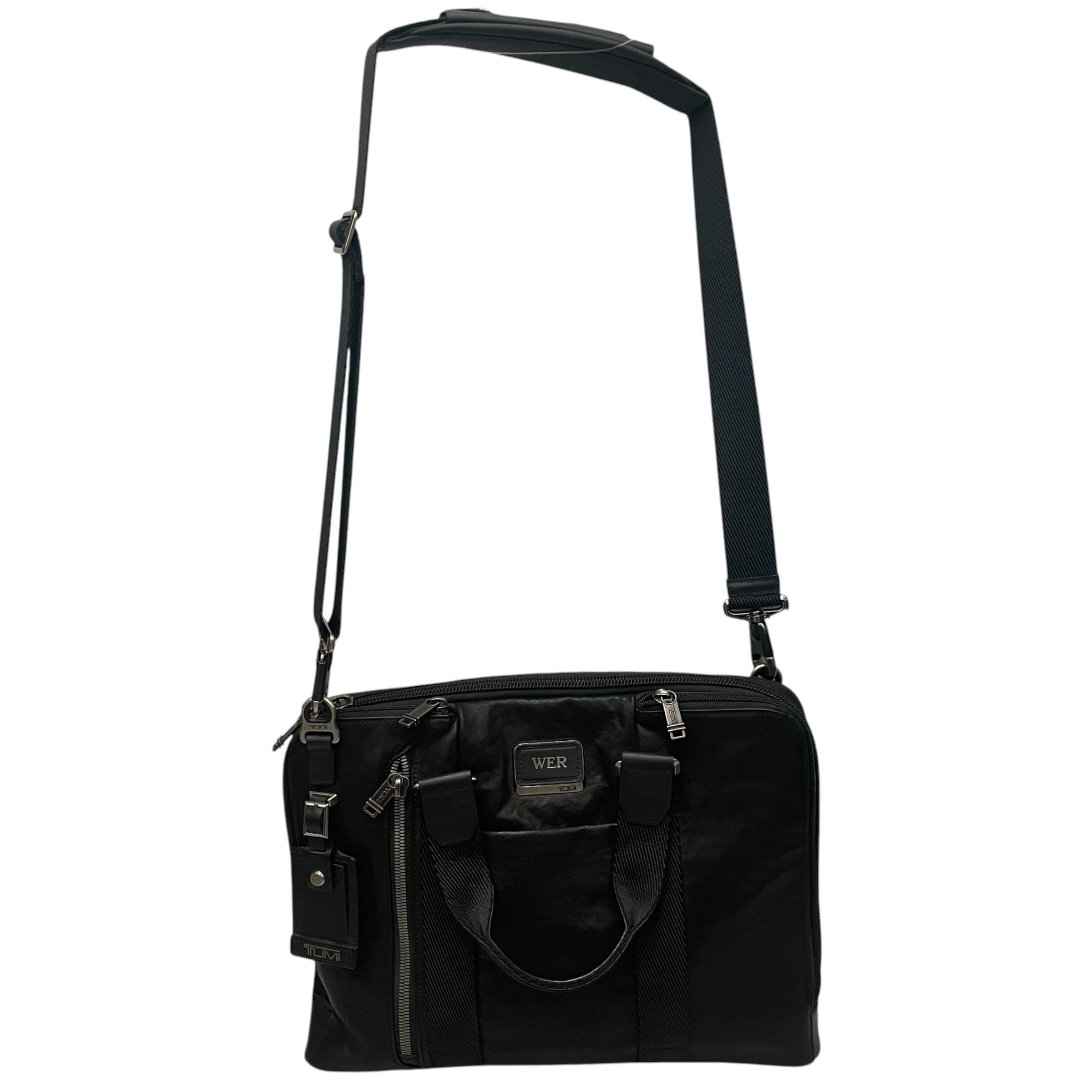TUMI/Cross Body Bag/Leather/BLK/ALPHA BRAVE BRIEFCASE view 1