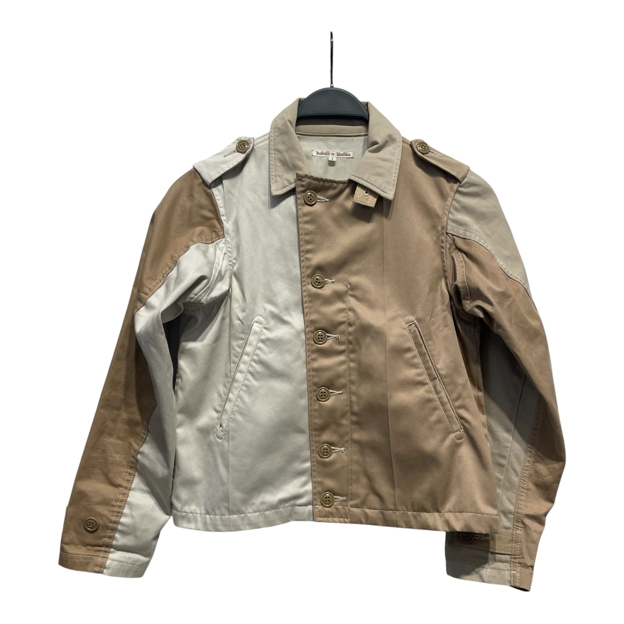 Needles/Jacket/1/BEG/two tone view 1