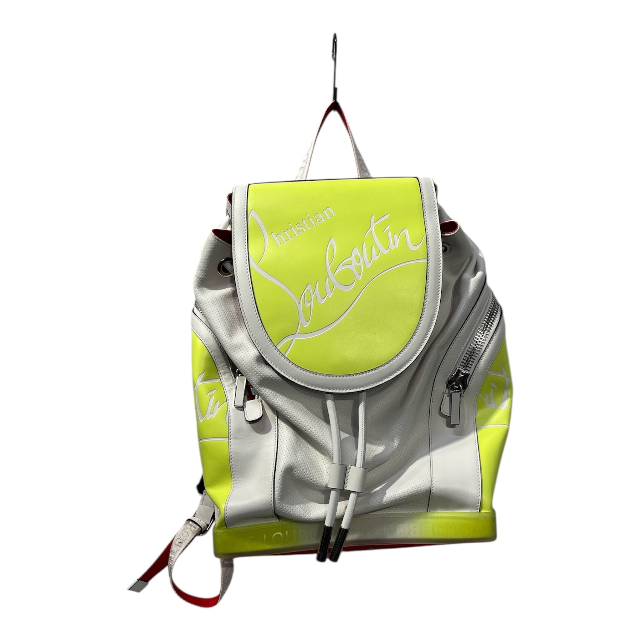 Christian Louboutin/Backpack/YEL/EXPLORAFUNK, WHITE & NEON YEL view 1