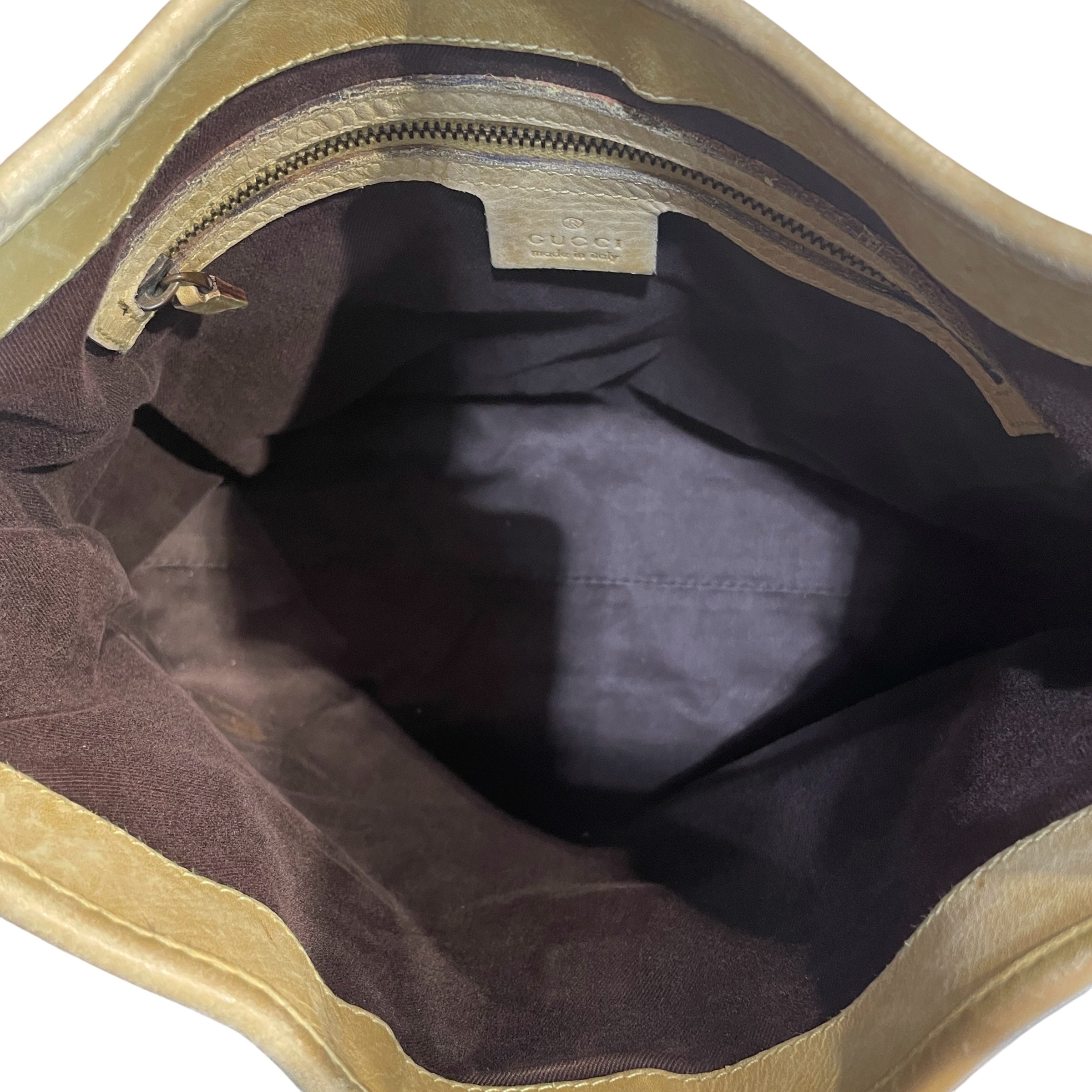 GUCCI/Hand Bag/Monogram/Cotton/BEG/GG Jackie Shoulder Bag view 4