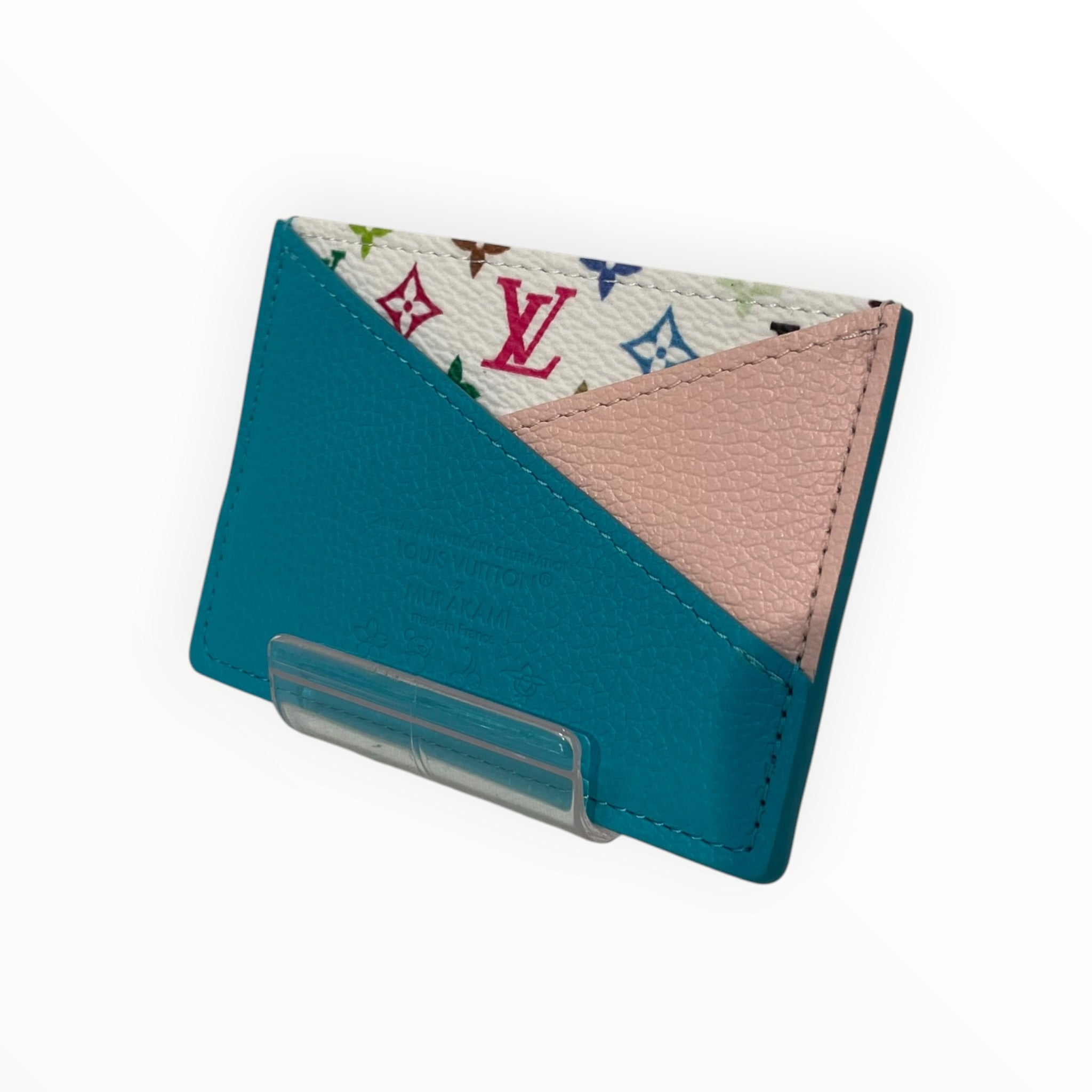 LOUIS VUITTON/Wallet/Monogram/Leather/BLU/M's/ view 1