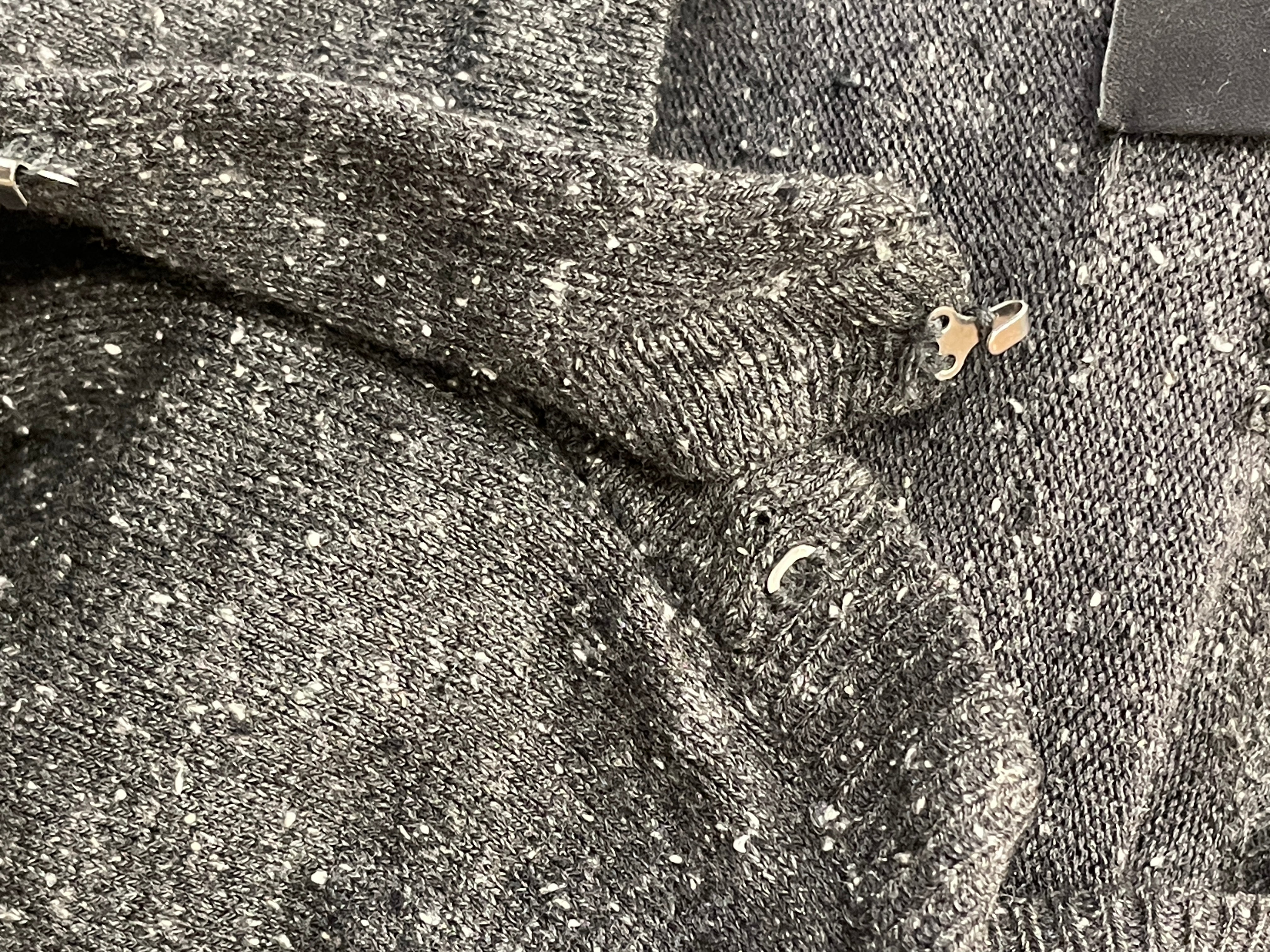 ISABEL MARANT/Sweater/1/Polyester/GRY/HEATHER GRY HOOK FRONT CLOSURE view 5
