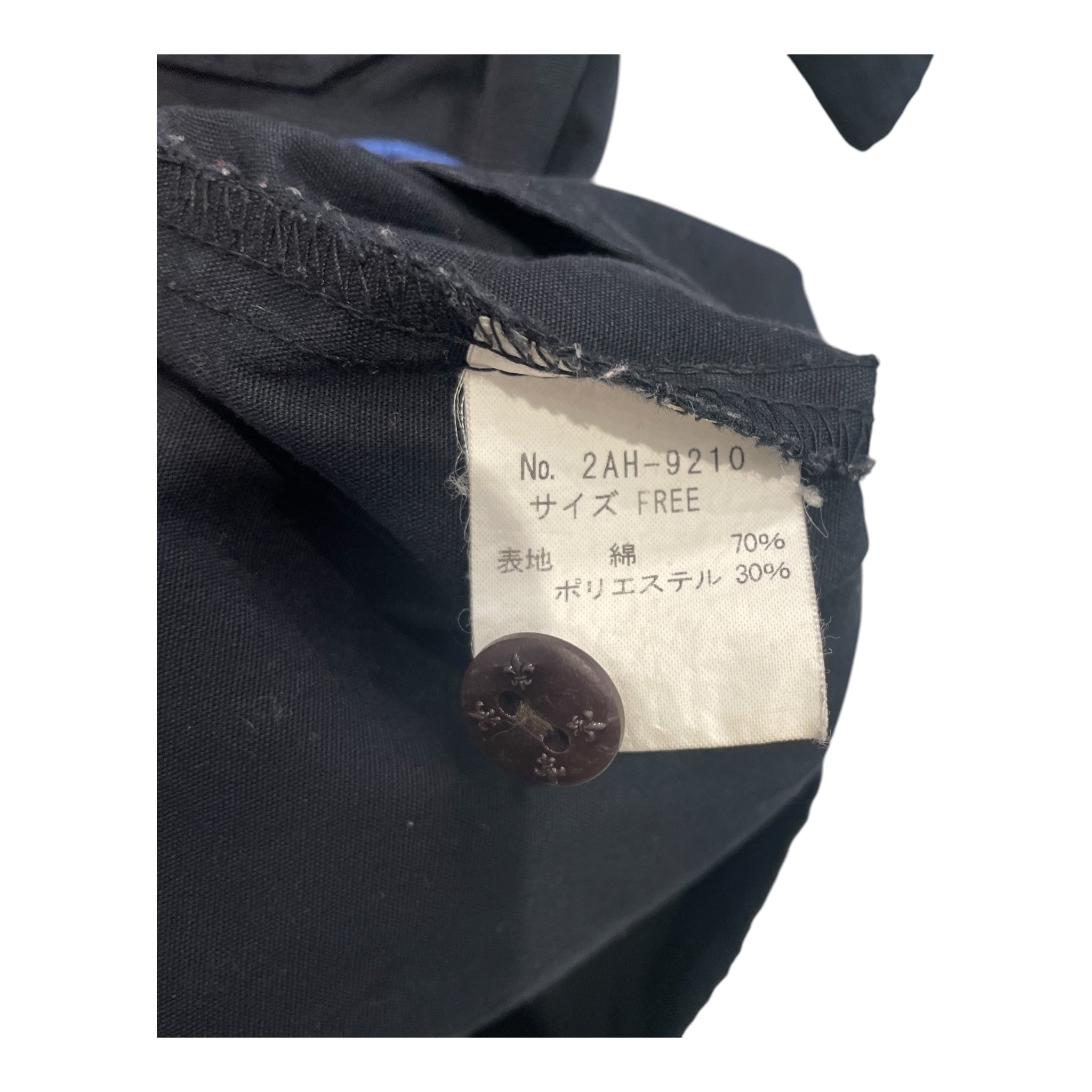 HYSTERIC GLAMOUR/SS Blouse/S/Cotton/BLK/WORK SHIRT W PATCHES view 4