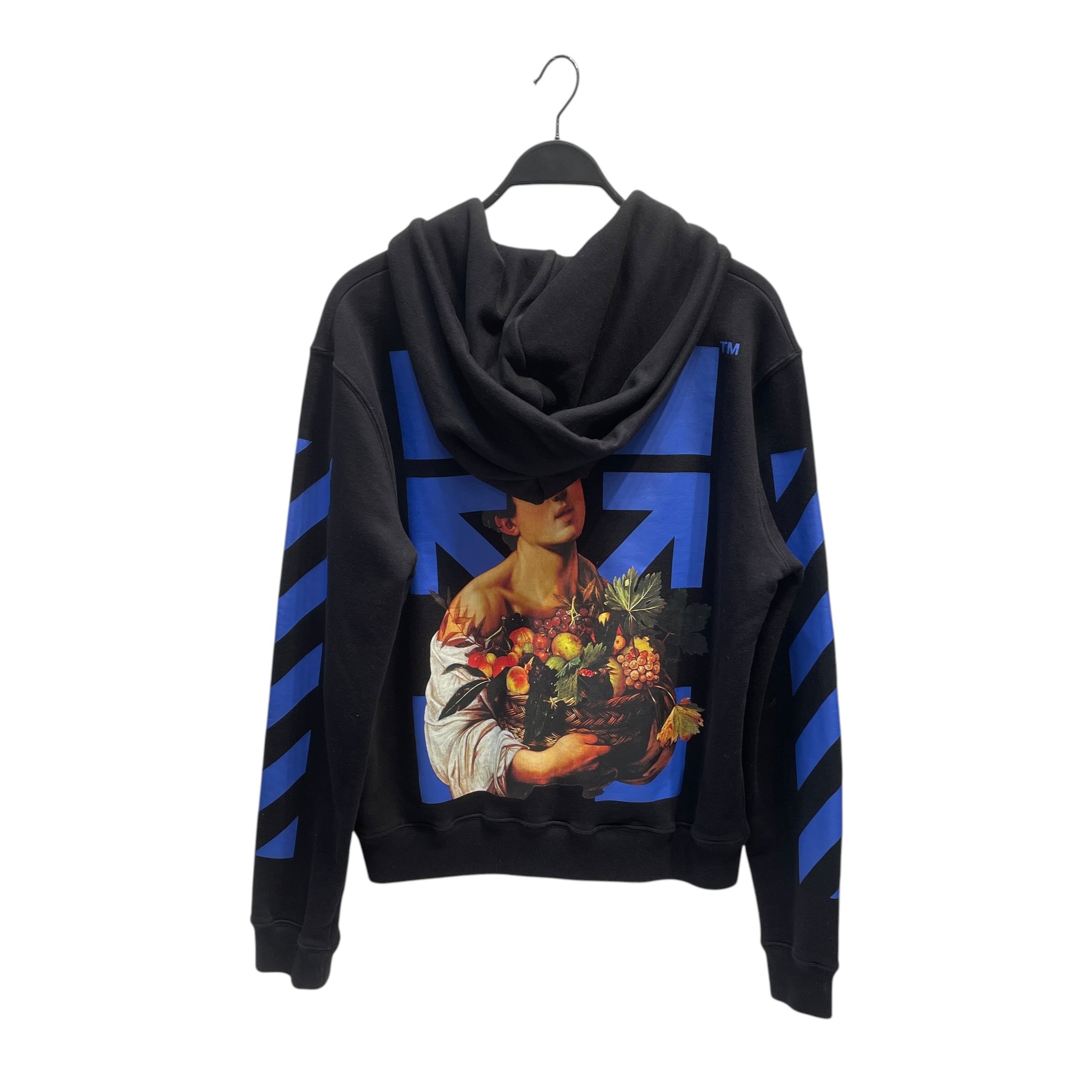 OFF-WHITE/Hoodie/M/Graphic/Cotton/BLK/Caravaggio Boy view 2