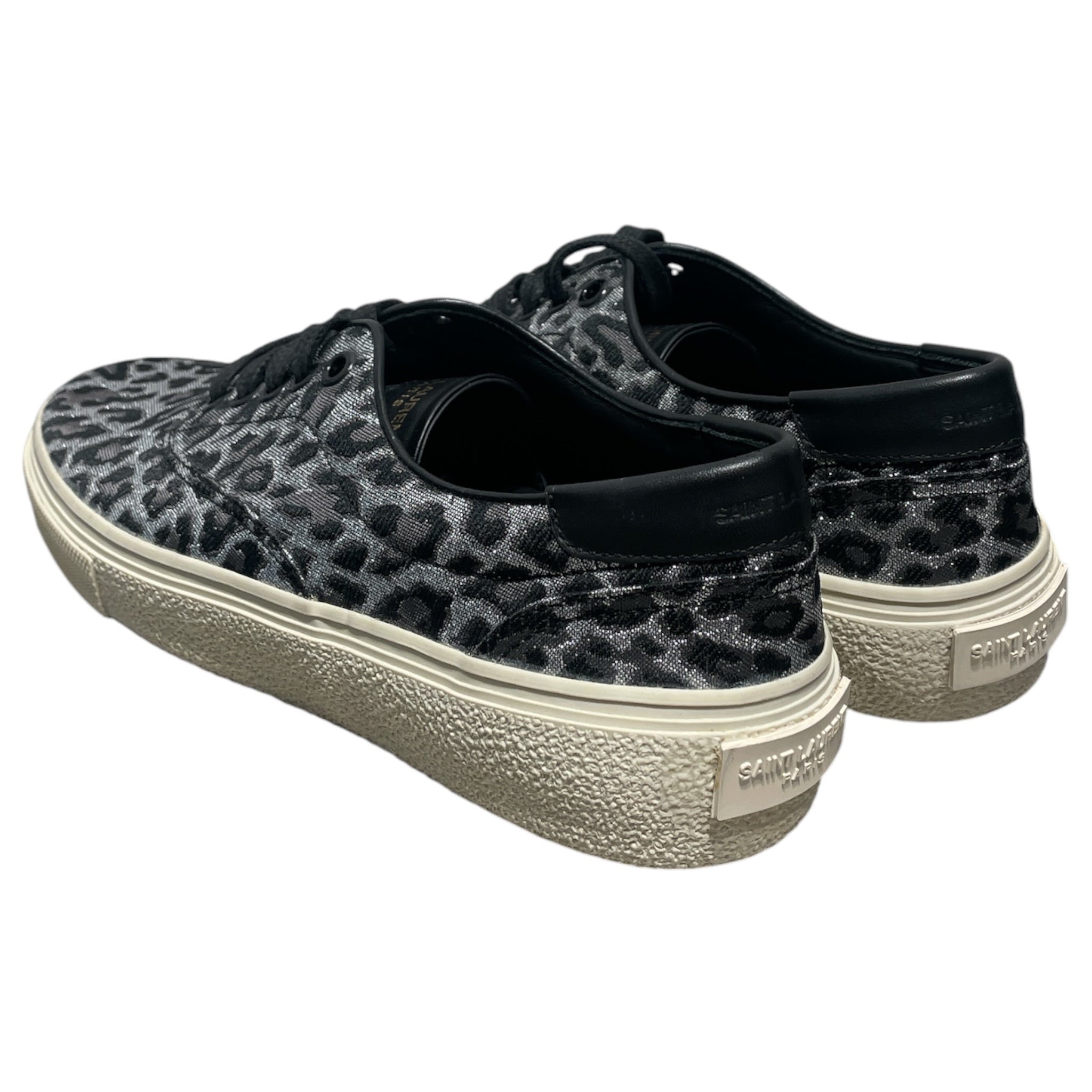 SAINT LAURENT/Low-Sneakers/EU 38/Leopard/SLV/Venice Shiny Leopard Sneaker view 2