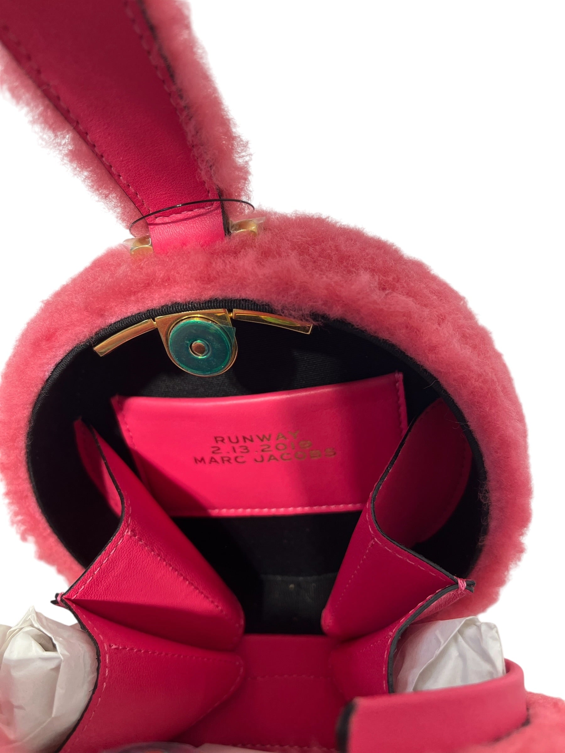 MARC JACOBS/Hand Bag/Fake Fur/PNK/Marc Jacobs Runway 2019 view 5