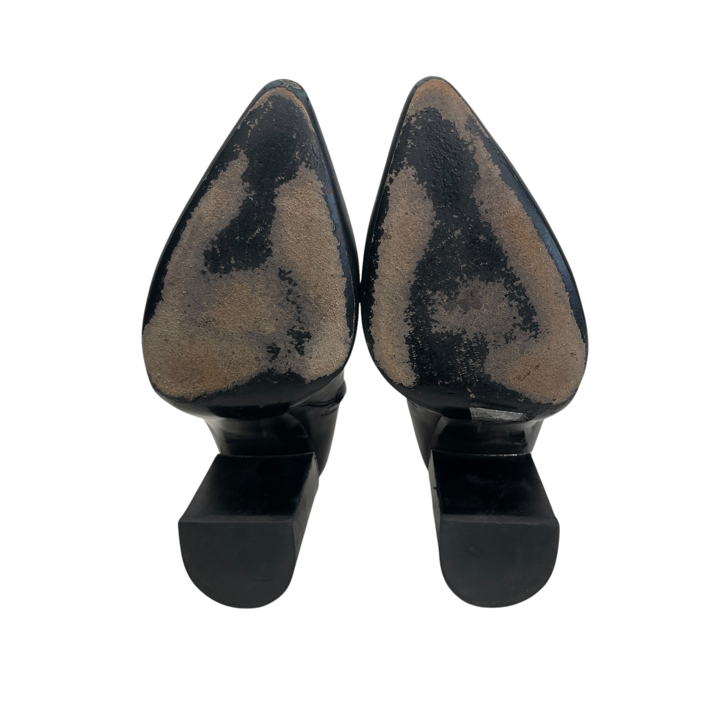 Alexander Wang/Boots/EU 36.5/Leather/BLK/Patent/POINTED TOE FLOATING HEEL view 4