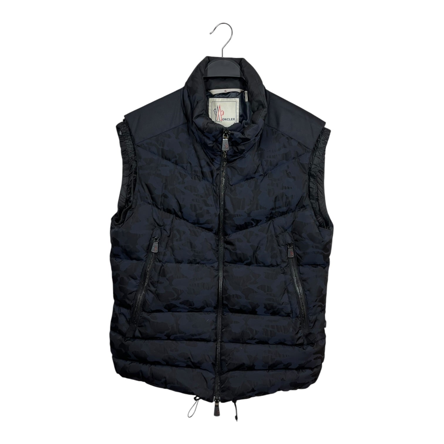 MONCLER/Puffer Vest/3/Camouflage/Nylon/BLK/MONOCHROMATIC CAMO PUFFER VEST view 1