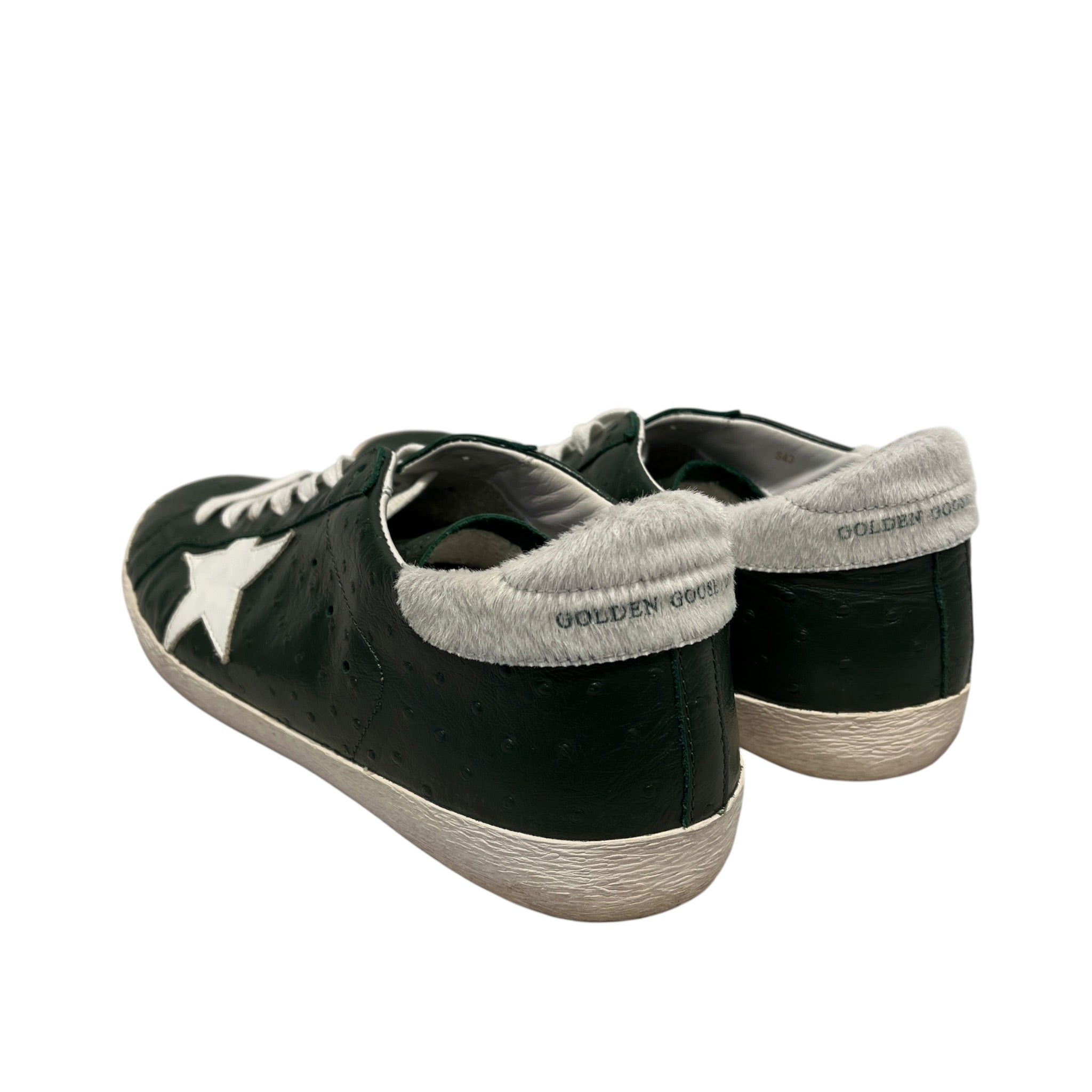 GOLDEN GOOSE/Low-Sneakers/EU 43/GRN/SUPERSTAR TEXTURED GREEN view 2