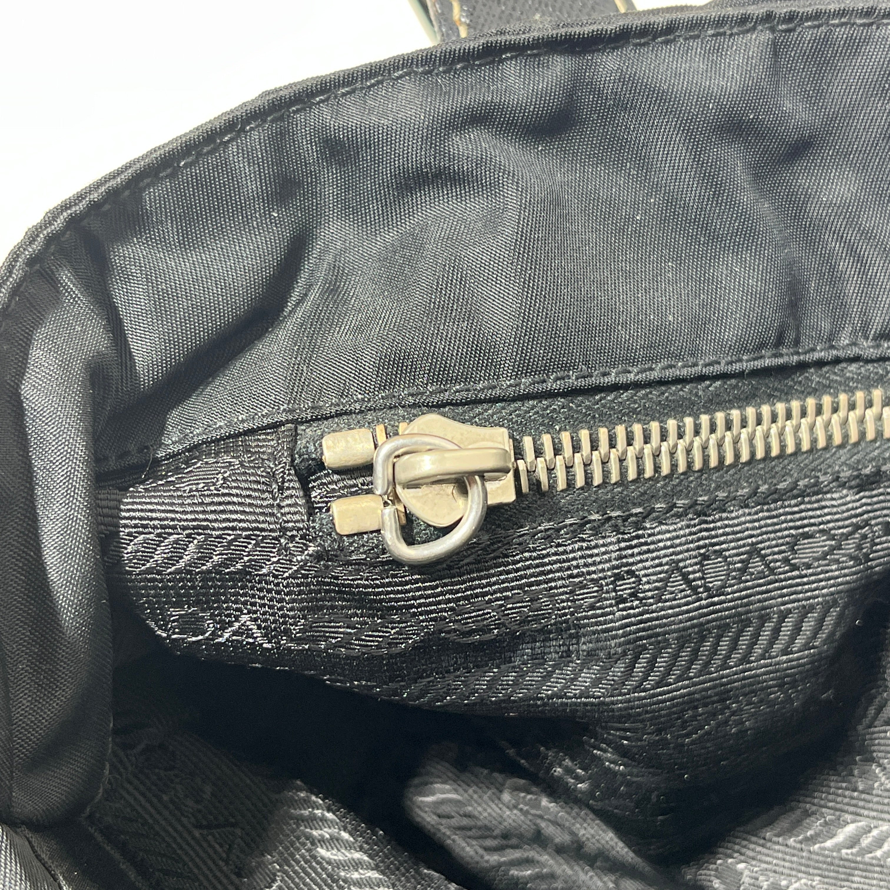 PRADA/Hand Bag/Nylon/BLK/nylon saffiano bag view 15