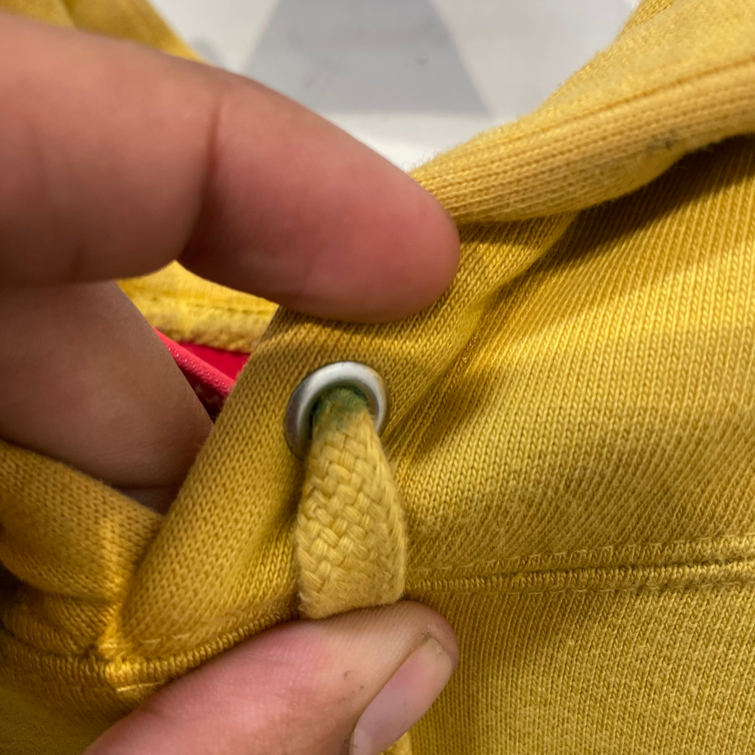 Supreme/Hoodie/M/Graphic/Cotton/YEL/picasso chainstitch view 4