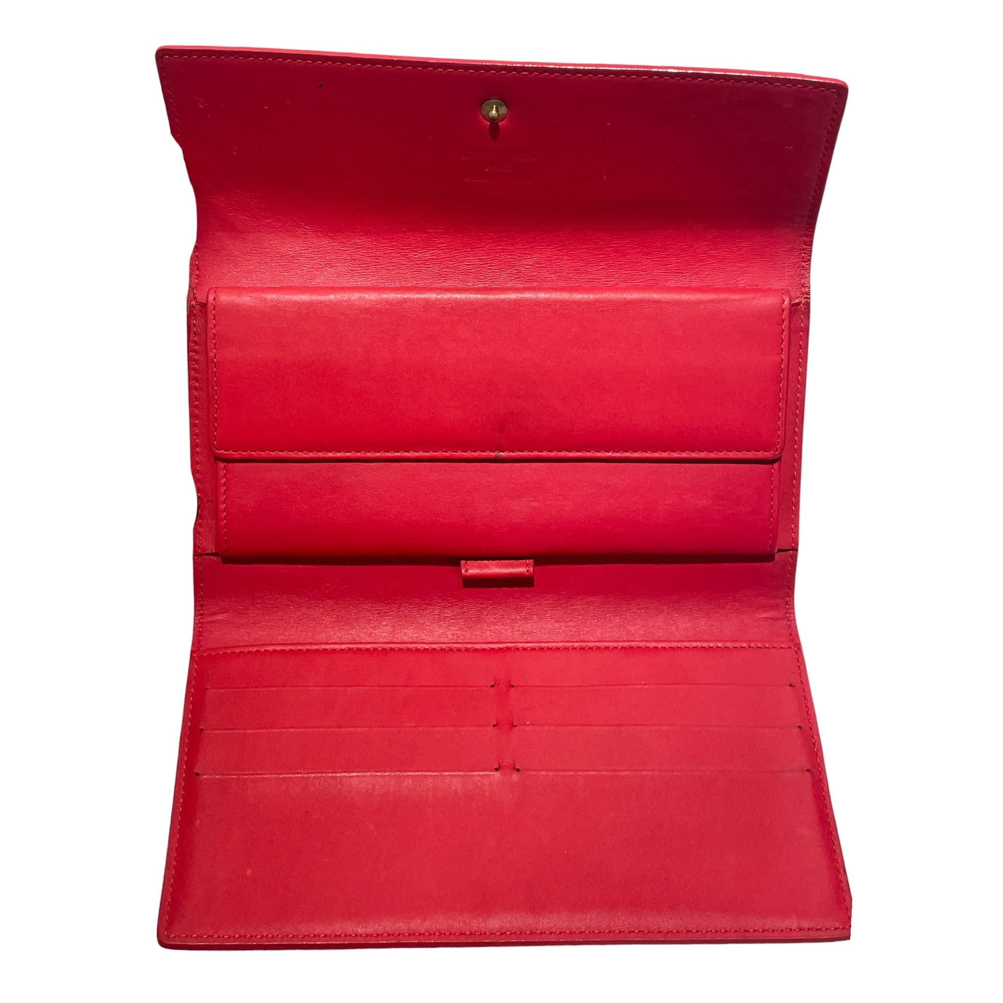 LOUIS VUITTON/Long Wallet/Monogram/Acrylic/ORN/L's/vernis sarah view 6