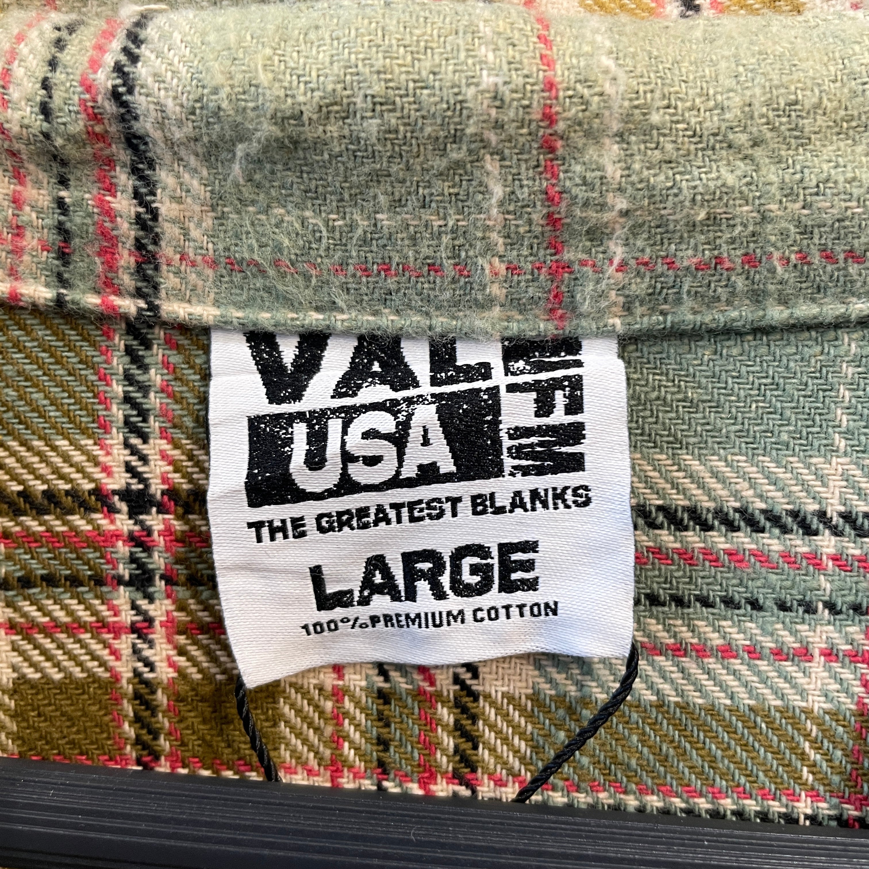Vale Forever/LS Shirt/L/Cotton/GRN/Plaid/Jeweled Flannel 'Mystikal' view 3