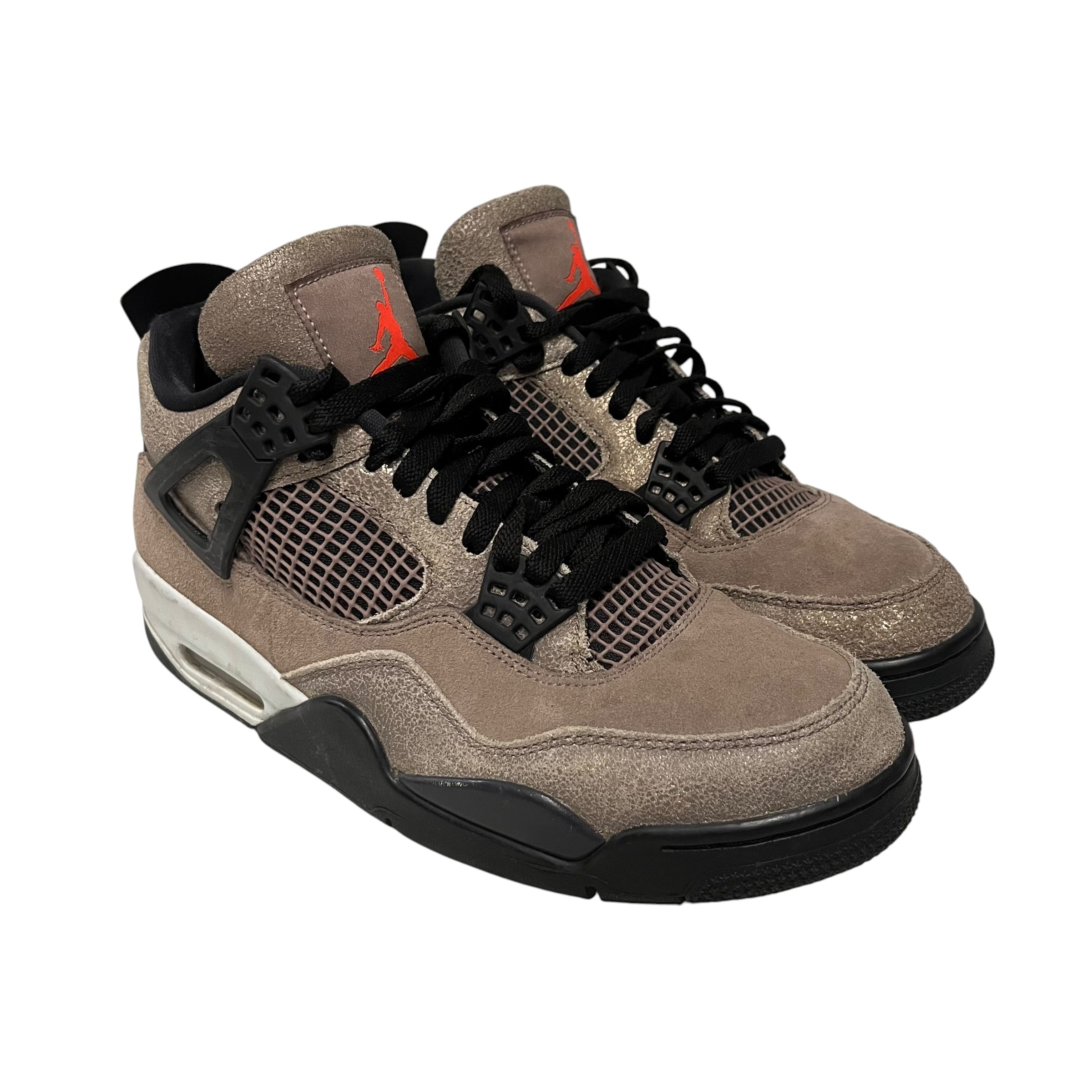 NIKE/AIR JORDAN 4 RETRO/Low-Sneakers/US 10/Suede/GRY/DB0732-200 view 1