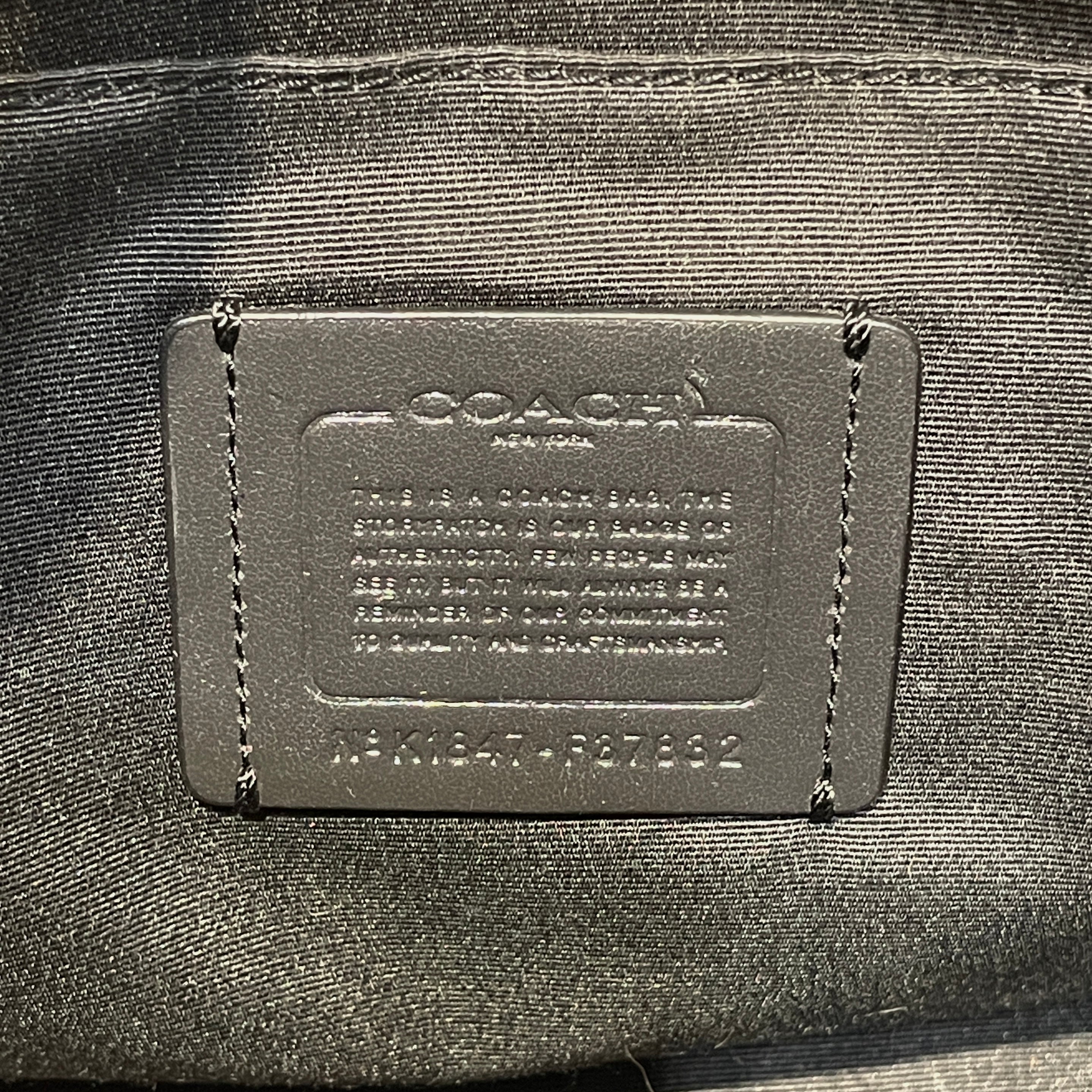 COACH/Hand Bag/Leather/BLK/Avery Carryall view 7