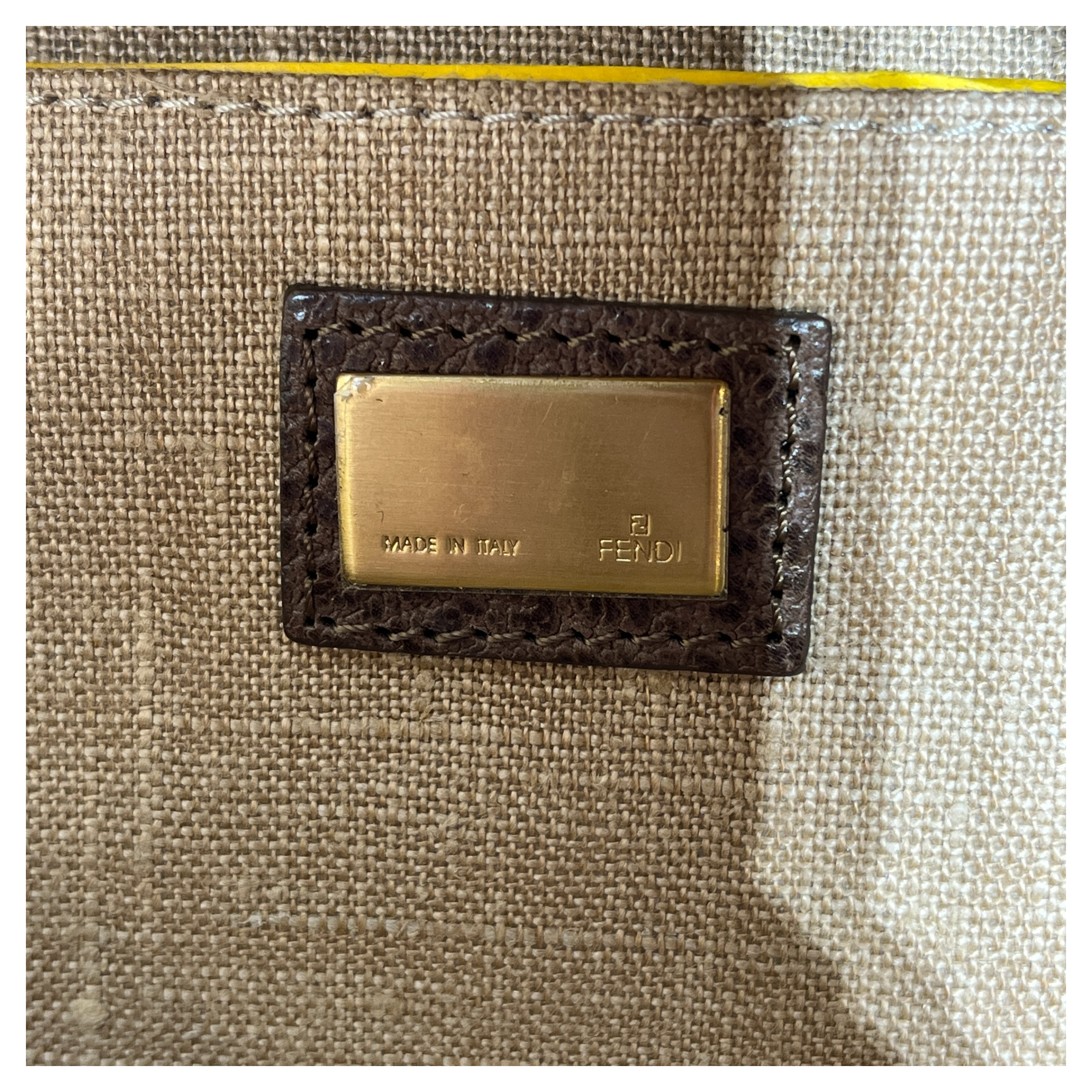 FENDI/Hand Bag/Leather/BRW/spy bag purple handle view 7