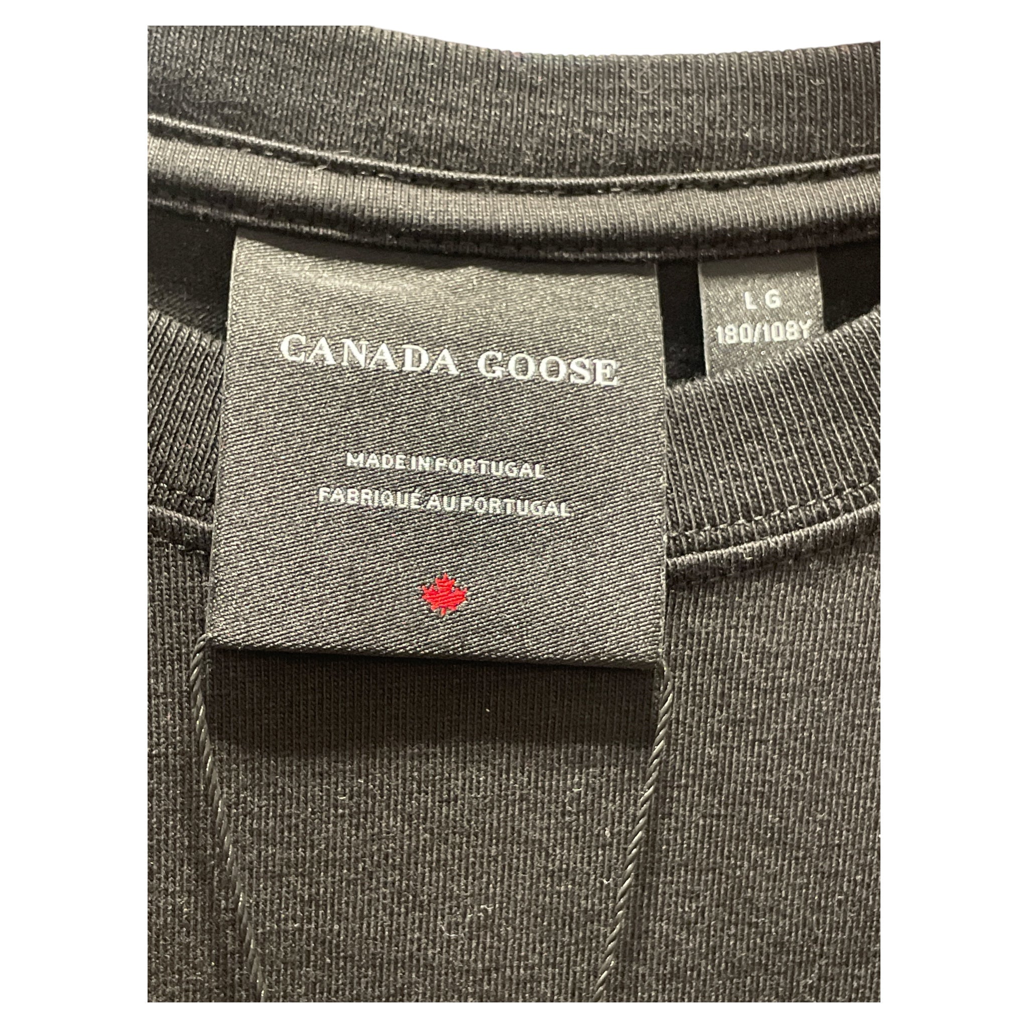 CANADA GOOSE/T-Shirt/L/Cotton/BLK/ALL BLACK ROAM TEE view 3