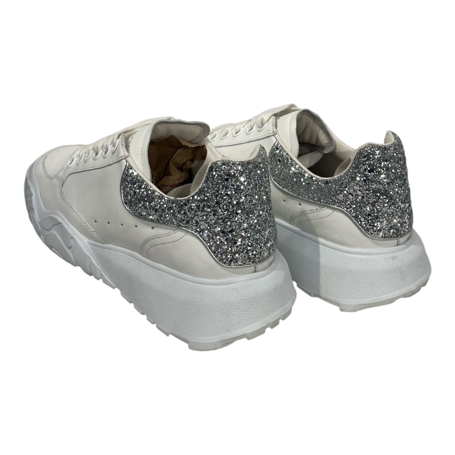 Alexander McQueen/Low-Sneakers/US 7.5/Leather/WHT/ view 2