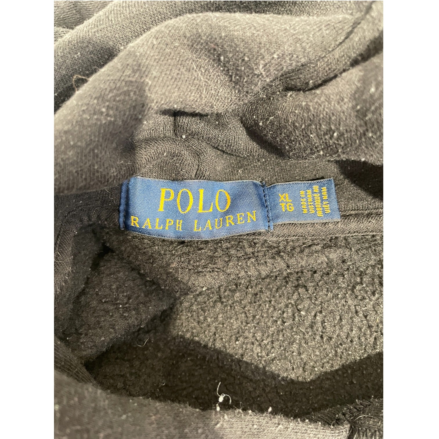POLO RALPH LAUREN/Hoodie/XL/Cotton/BLK/Polo Bear in Suit Hoodie view 3