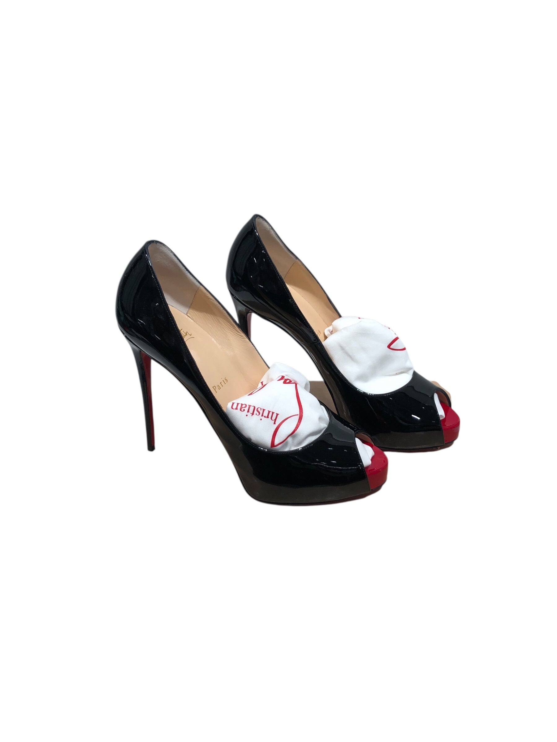 Christian Louboutin/Heels/EU 38.5/BLK/Open-Toe/Louboutin new very prive 120 view 2
