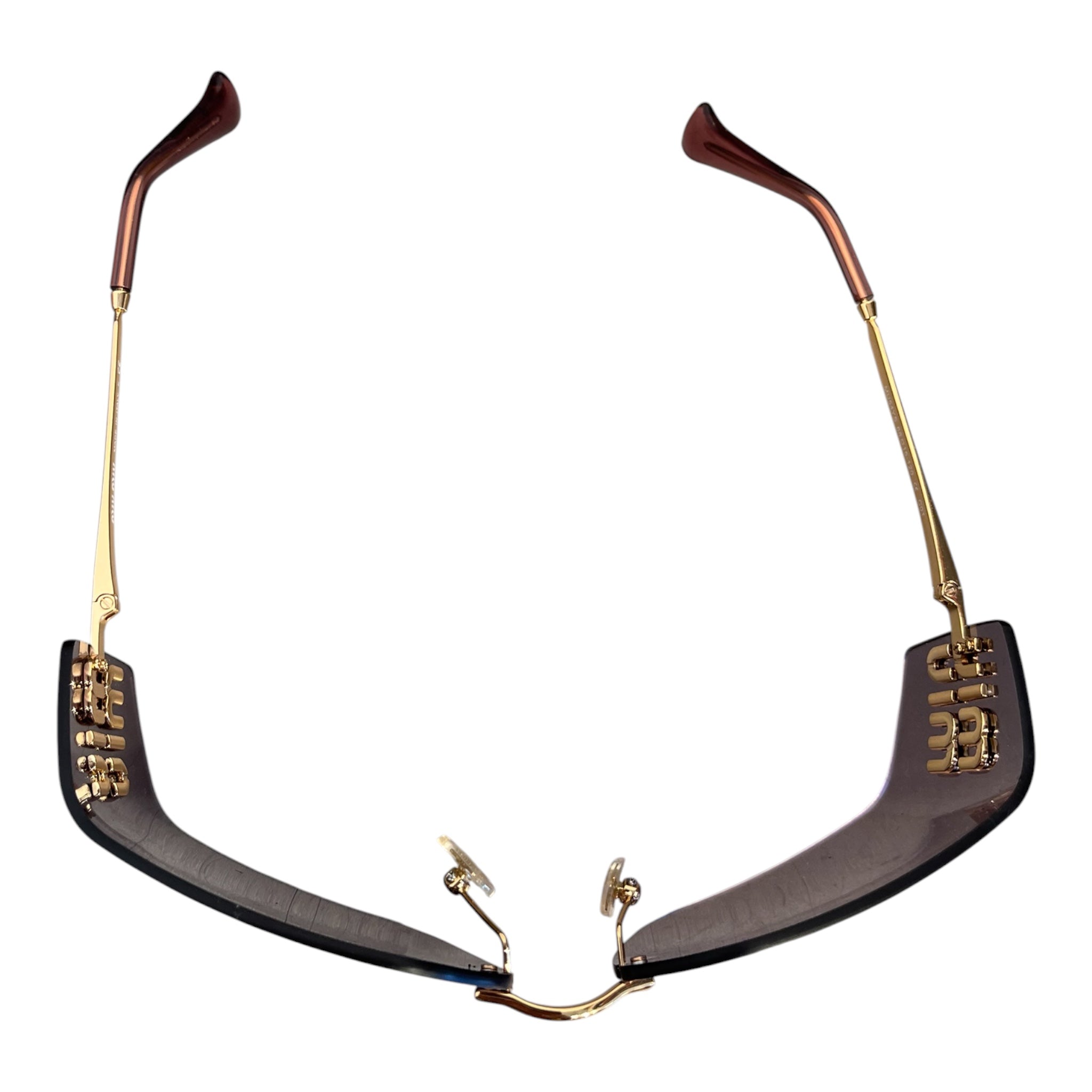 MIU MIU/Sunglasses/Celluloid/PPL/L's/MU 54YS Rimless view 2