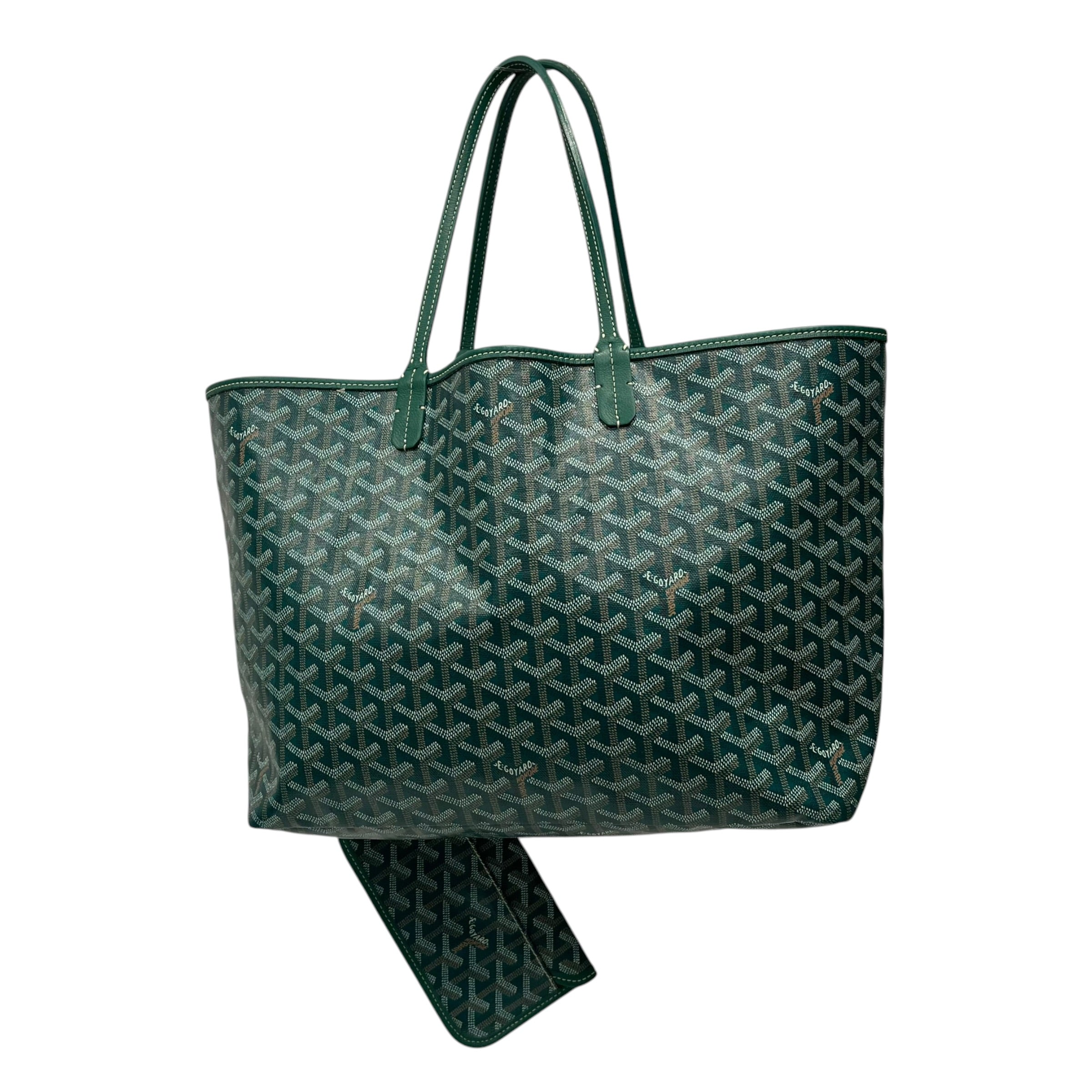 GOYARD/Hand Bag/Monogram/Leather/GRN/ view 2