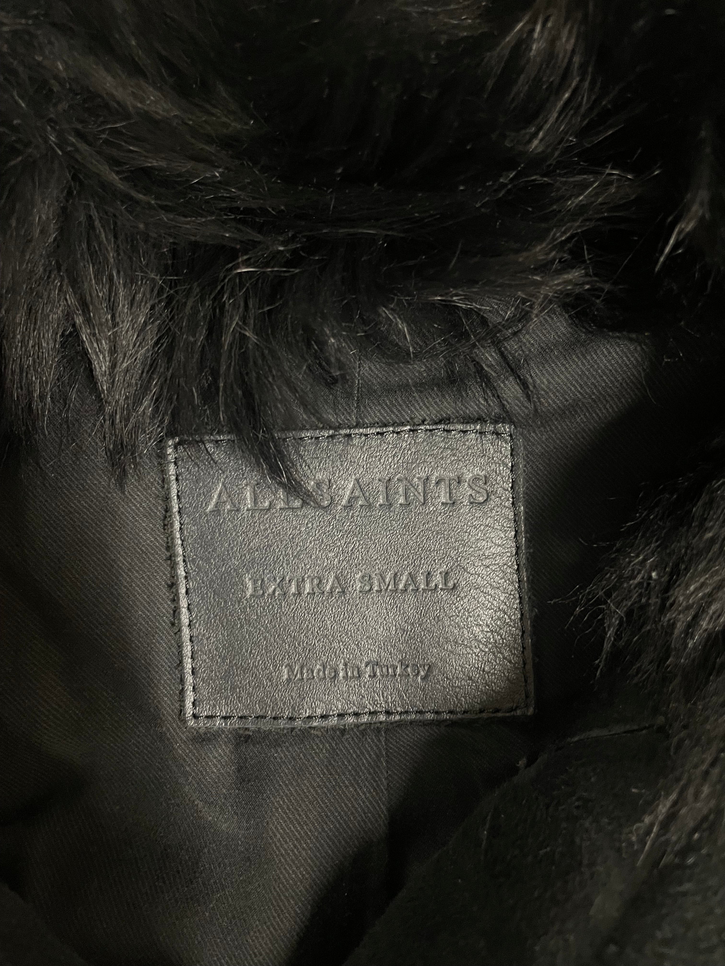ALLSAINTS/Coat/XS/Sheepskin/BLK/STATE LUX PARKA view 6