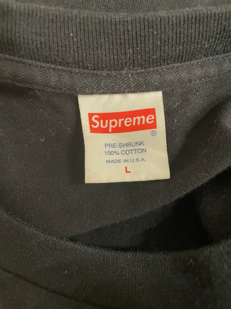 Supreme/T-Shirt/L/Cotton/BLK/Graphic/van horror stories