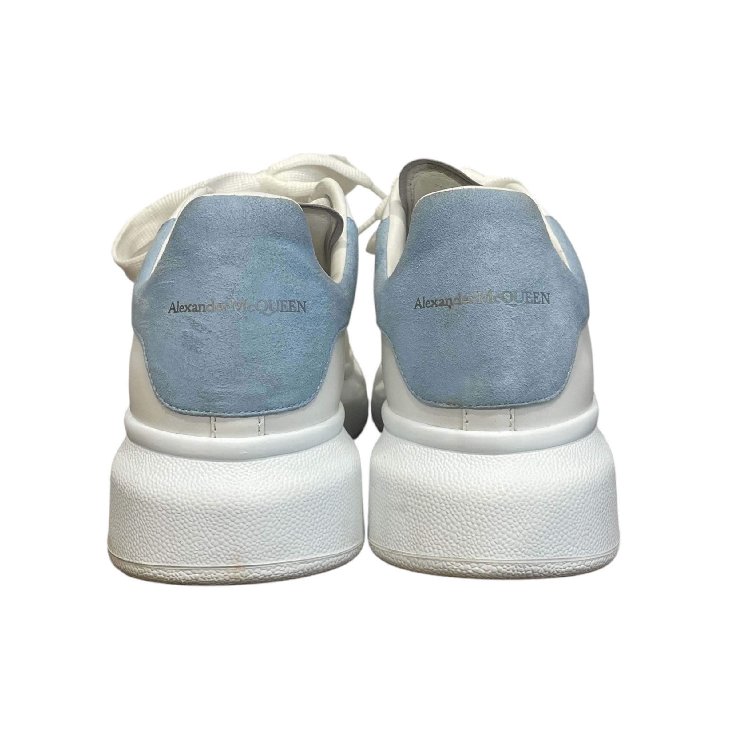 Alexander McQueen/Low-Sneakers/US 8/Leather/WHT/white/babyblue mcqueen view 4