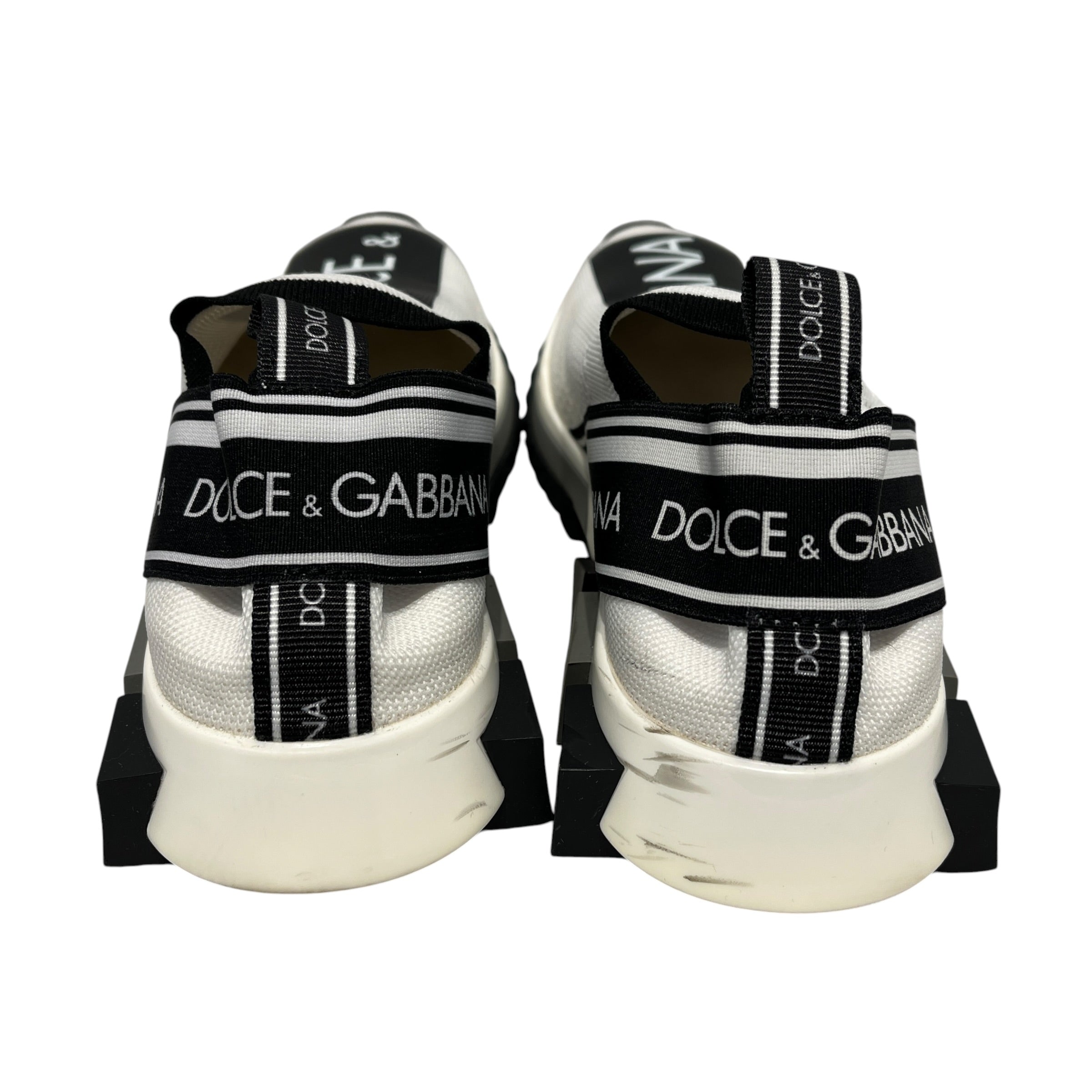 DOLCE&GABBANA/Low-Sneakers/US 6.5/Cotton/WHT/SORENTO SLIP IN view 3