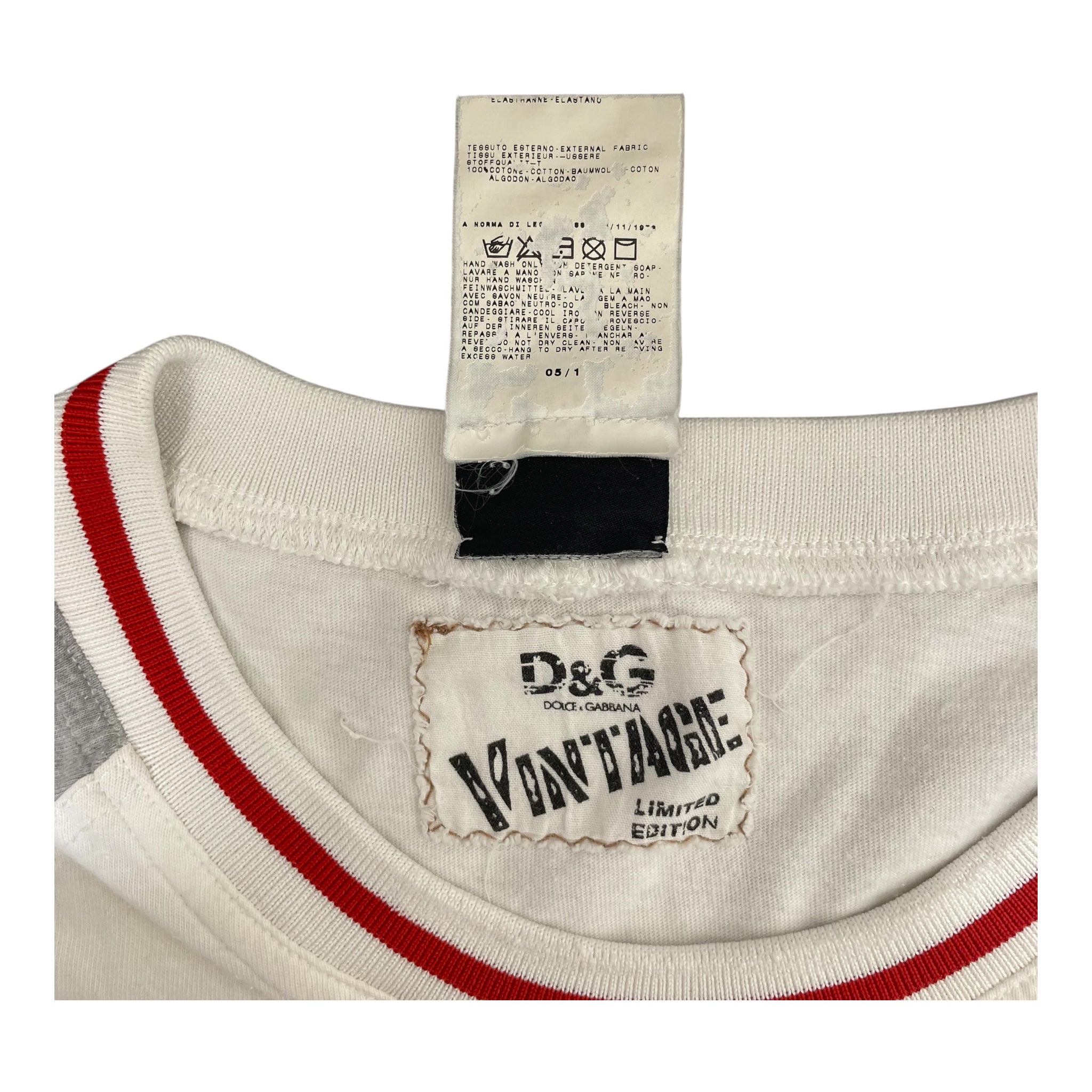 D&G/T-Shirt/L/Cotton/WHT/Graphic/Superman Tee view 3