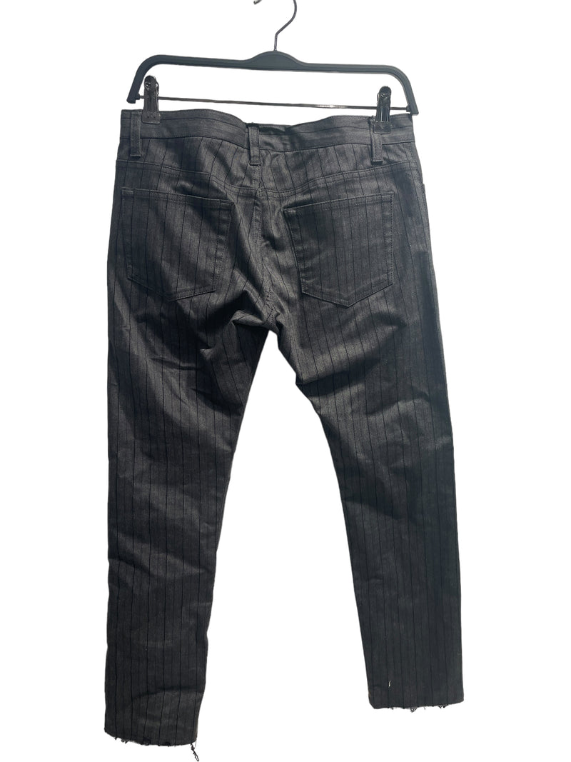 UNDERCOVER/Straight Pants/M/GRY/Stripe/