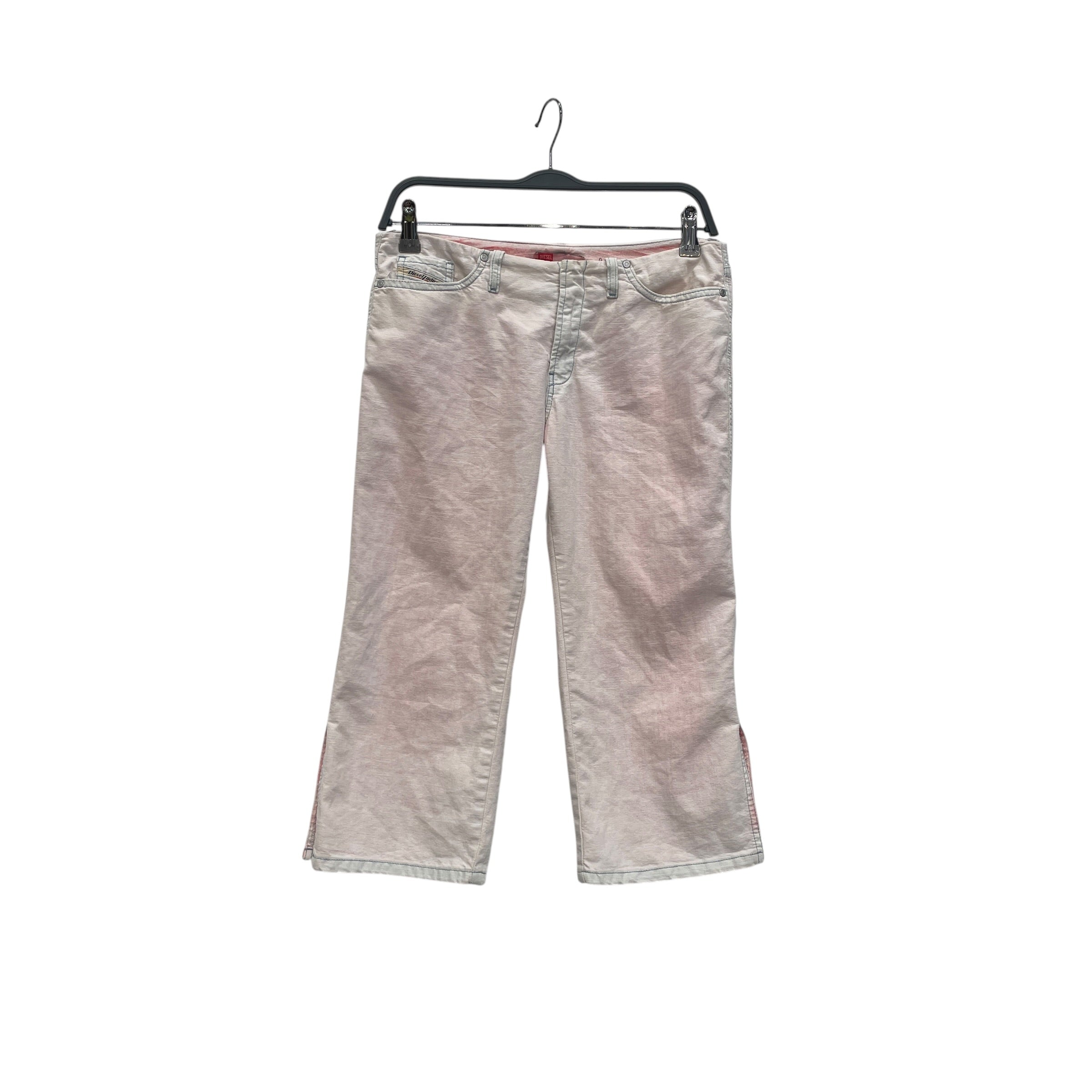 DIESEL/Bottoms/16/Cotton/PNK/Low-rise/CAPRI/ELASTIC WAIST view 1