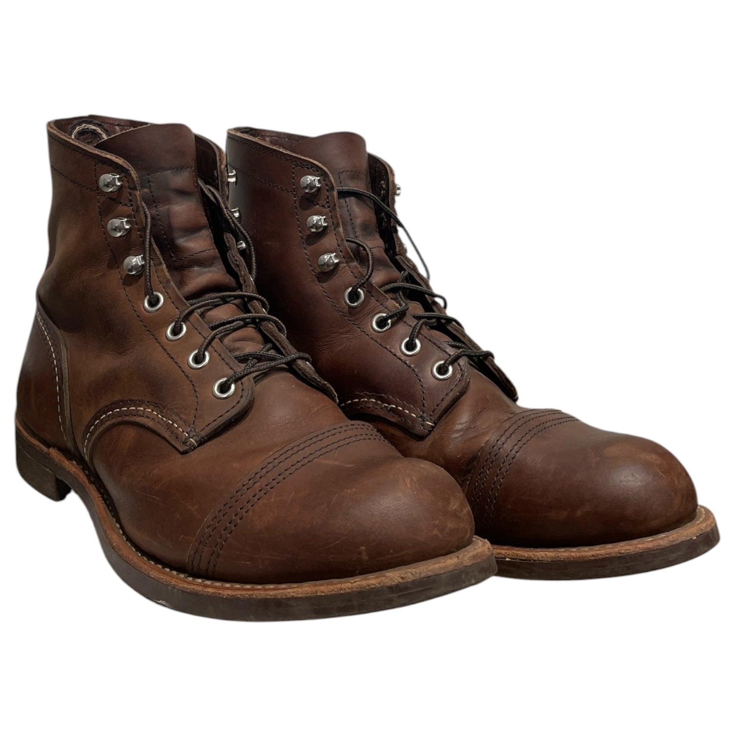 RED WING/Lace Up Boots/US 8.5/Leather/BRW/Iron Ranger 8111 3499370 view 1