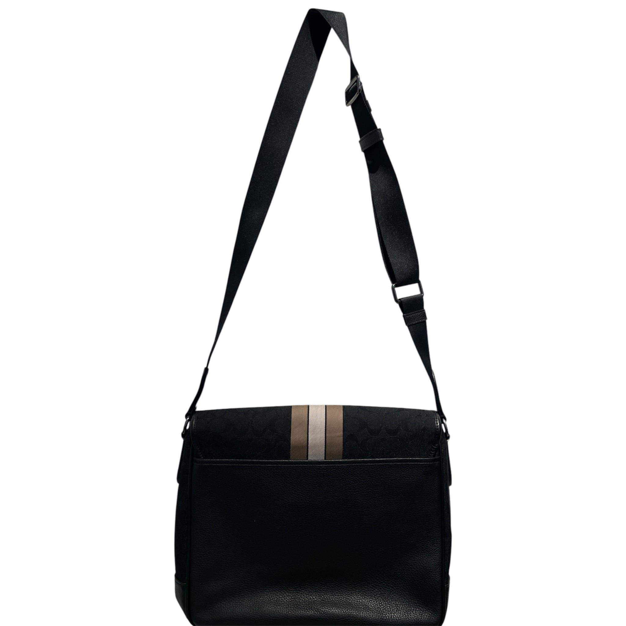 COACH/Bag/Monogram/Leather/BLK/Thompson Map Bag view 2