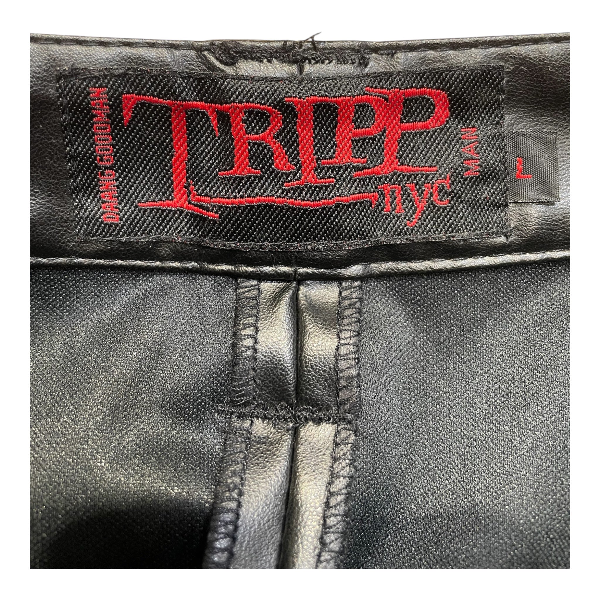 TRIPP NYC/Skirt/L/Leather/BLK/ view 3